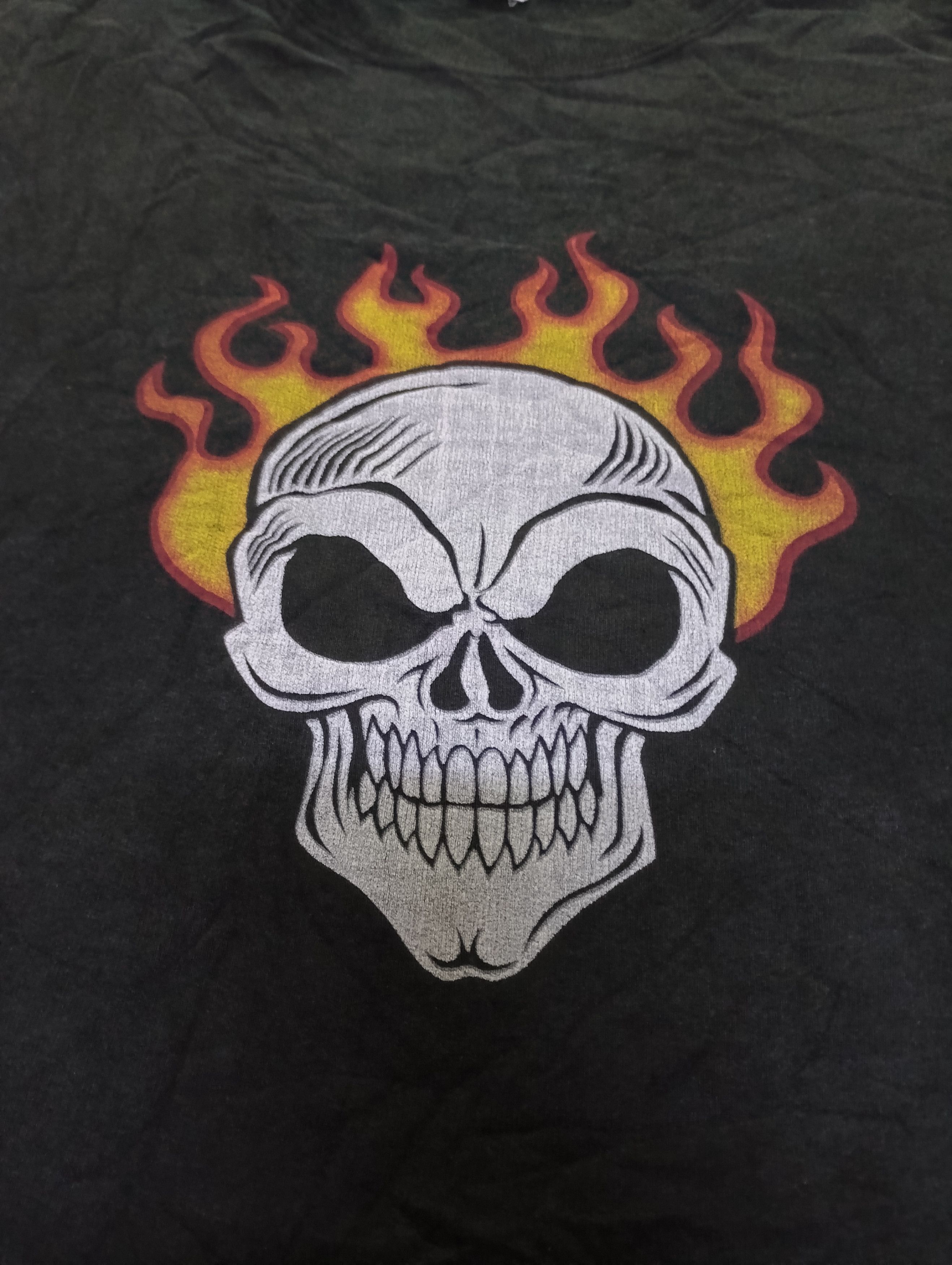 GOREWEAR × Vintage Vintage bikers skull flames Size US L / EU 52-54 / 3 - 2 Thumbnail