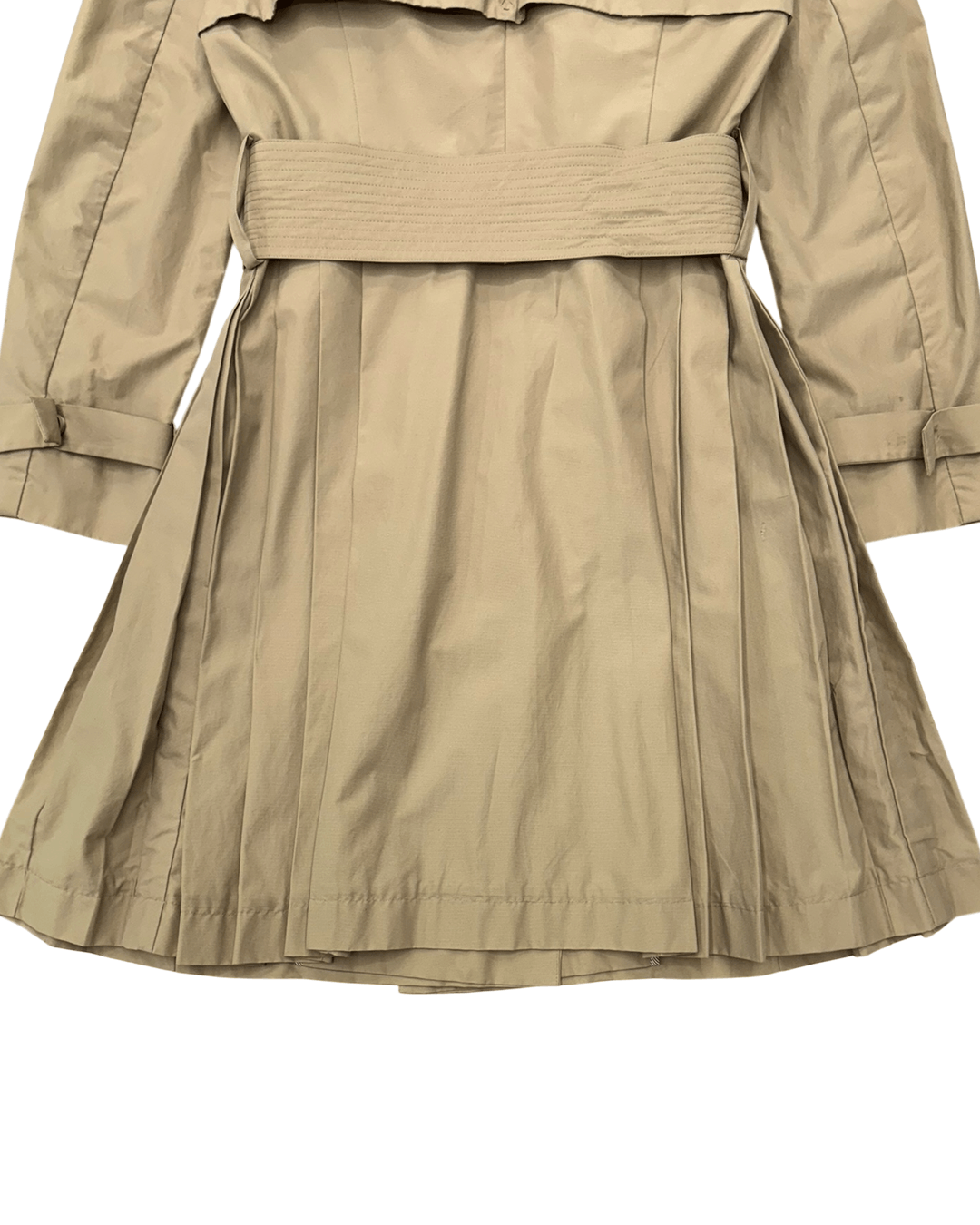 Calvin Klein Calvin Klein Pleated Detail Trench Coat Size M / US 6-8 / IT 42-44 - 8 Thumbnail