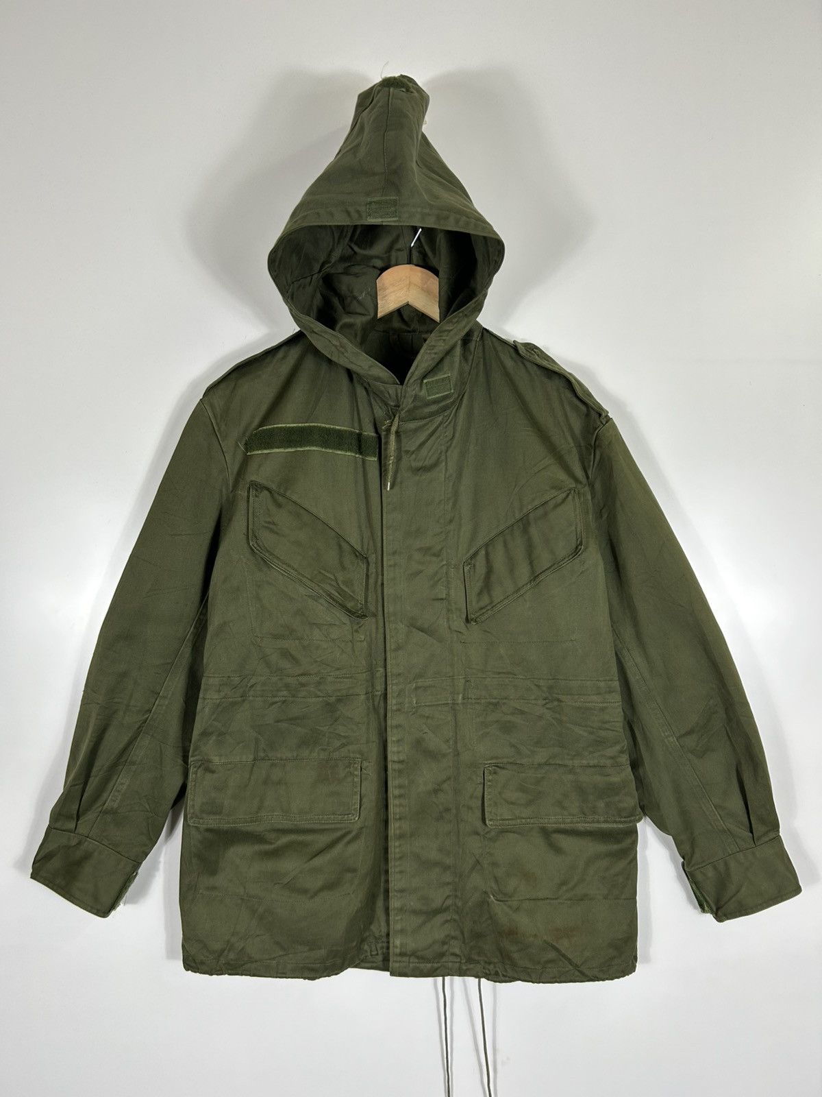 Freewheelers × Vintage ⚡️Vintage 80’s Seyntex Army M64 Olive Field Jacket Size US M / EU 48-50 / 2 - 1 Thumbnail