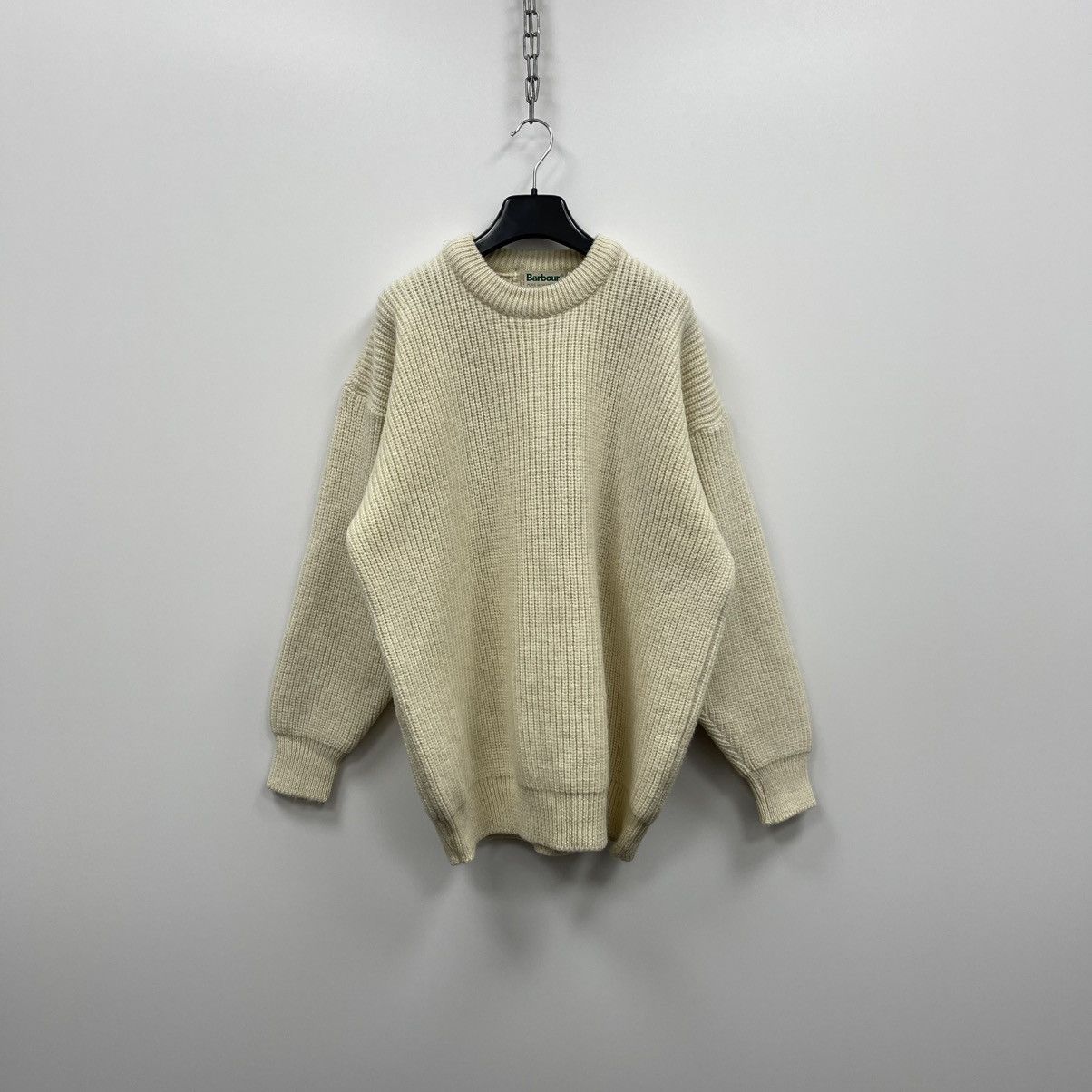 Barbour Barbour D481 Fisherman’s Wool Knit Heavy Vintage Sweater Size US XL / EU 56 / 4 - 1 Thumbnail