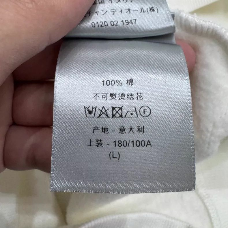 Dior Dior Letter embroidered hooded sweatshirt 2505-Nextarrow Size US L / EU 52-54 / 3 - 5 Thumbnail