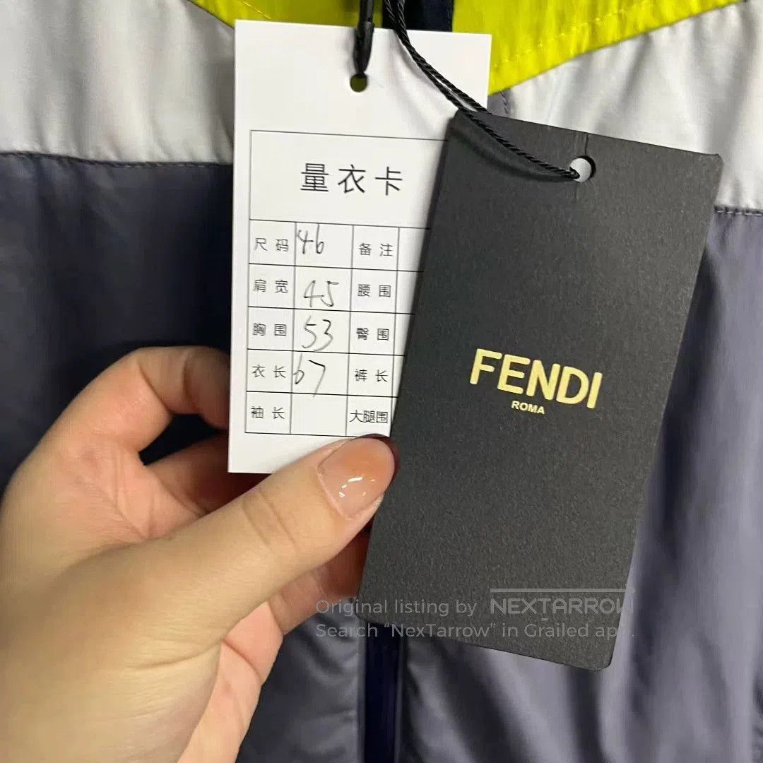 Fendi gray monster print hooded jacket. Size US M / EU 48-50 / 2 - 4 Thumbnail