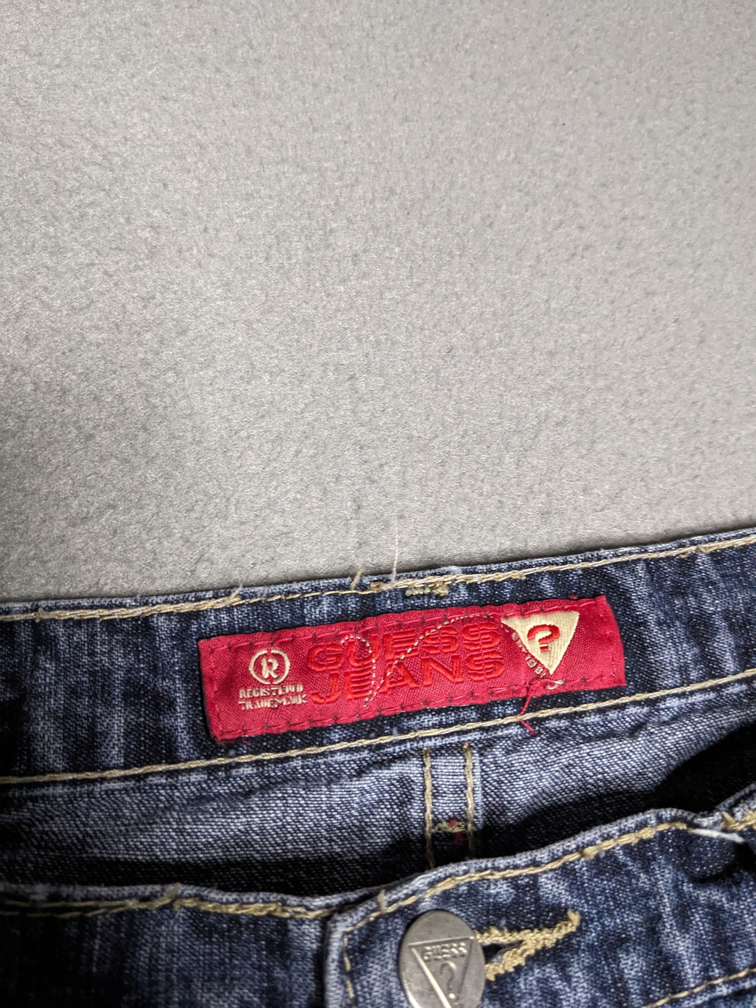 Guess VTG Guess Jeans Cropped Denim Wide Baggy Mens 34x26 Y2K USA Size US 34 / EU 50 - 13 Thumbnail