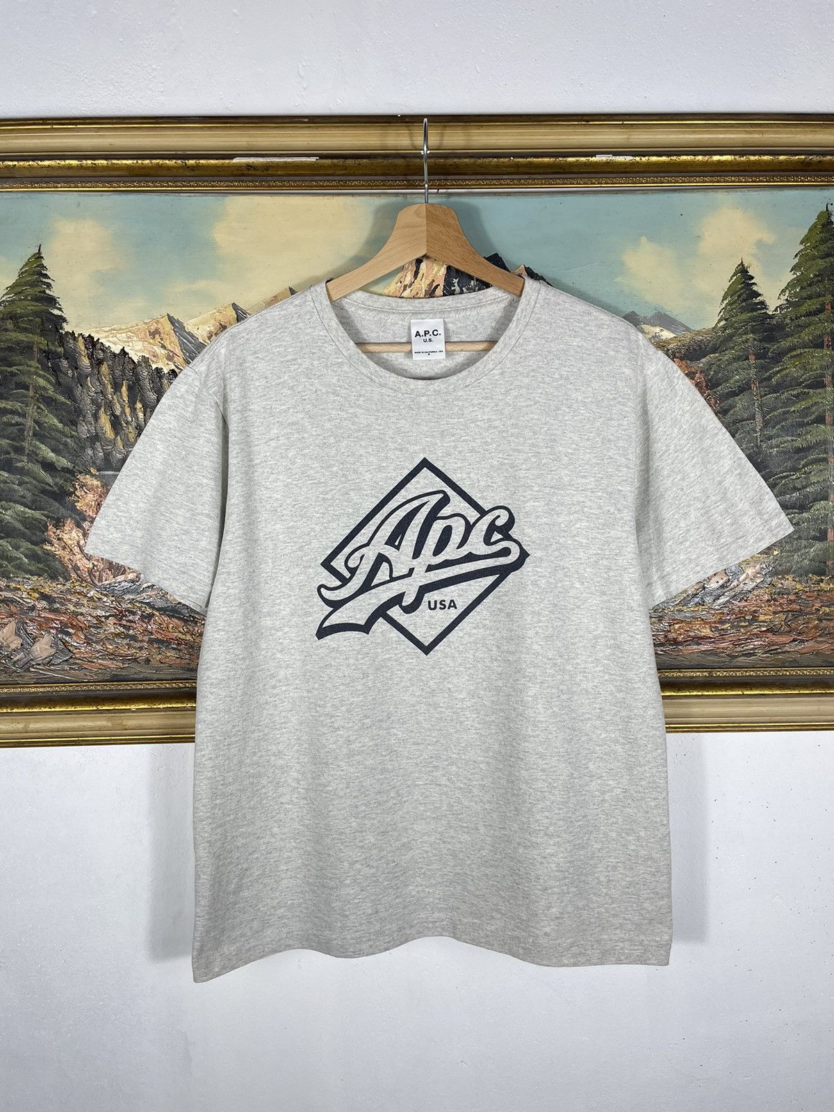 A.P.C. × Vintage A.P.C T-shirt Short Sleeve Tees Big Logo Streetwear Skate Size US M / EU 48-50 / 2 - 1 Thumbnail