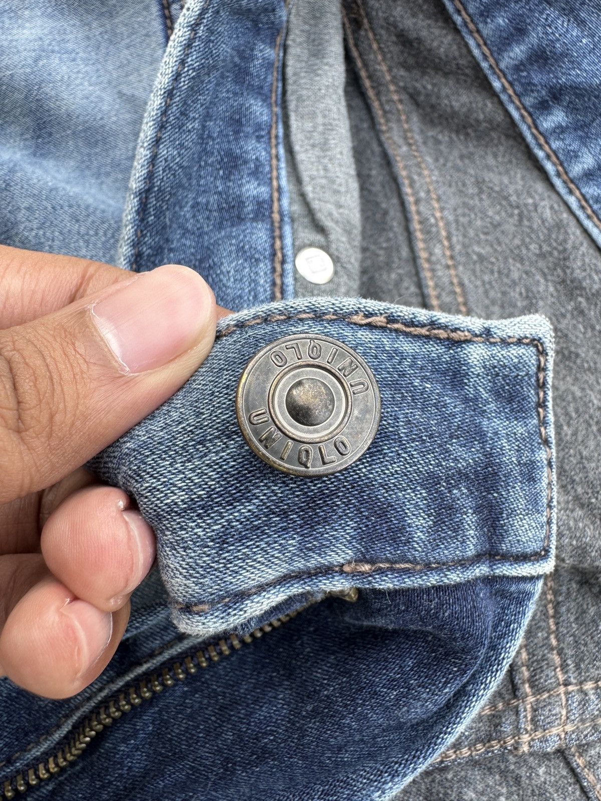 Uniqlo Uniqlo Heattech Blue Jeans Size US 35 - 3 Thumbnail