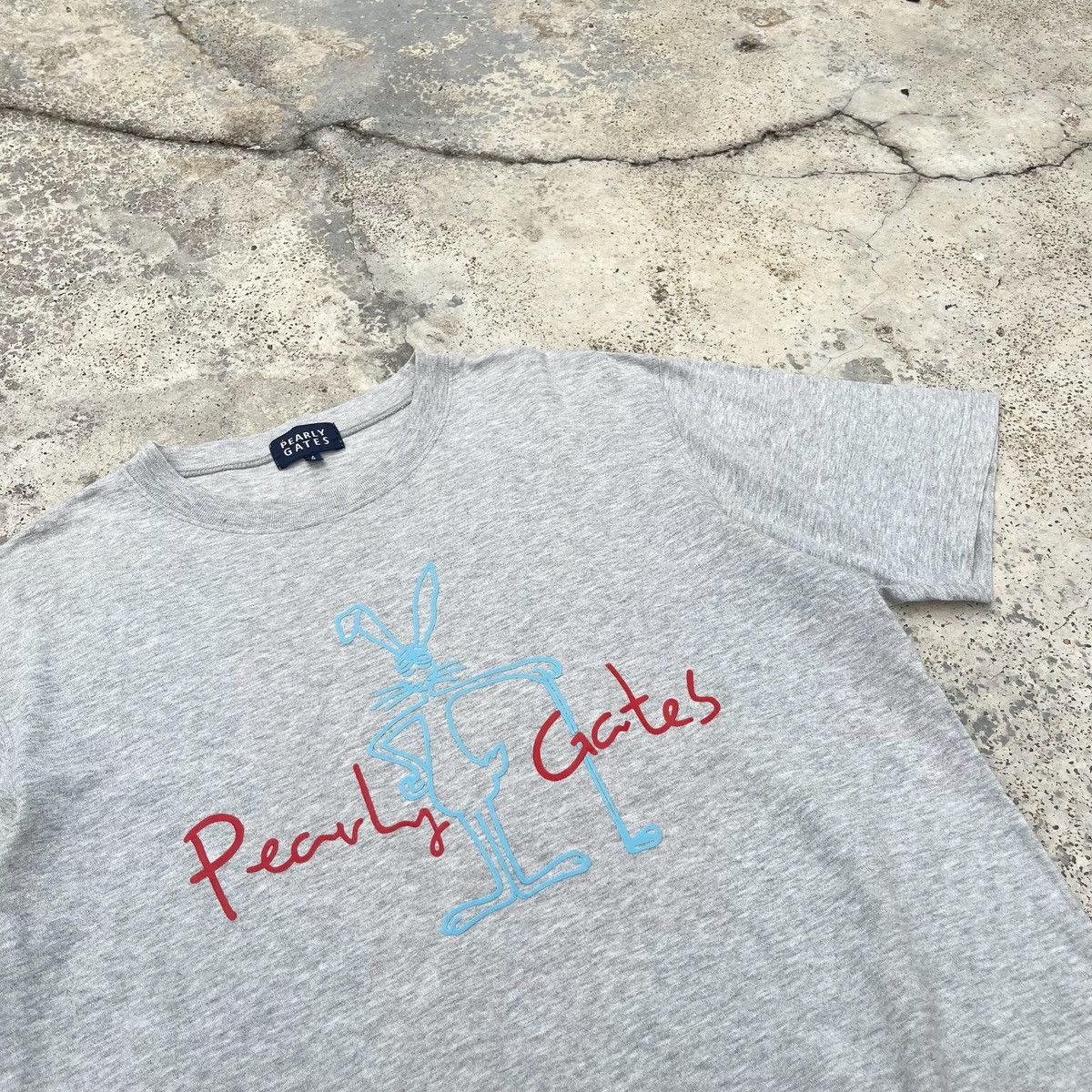 Vintage Vintage 90s Pearly Gates Golf Nice Bunny Graphic Design Tee Size US L / EU 52-54 / 3 - 3 Thumbnail