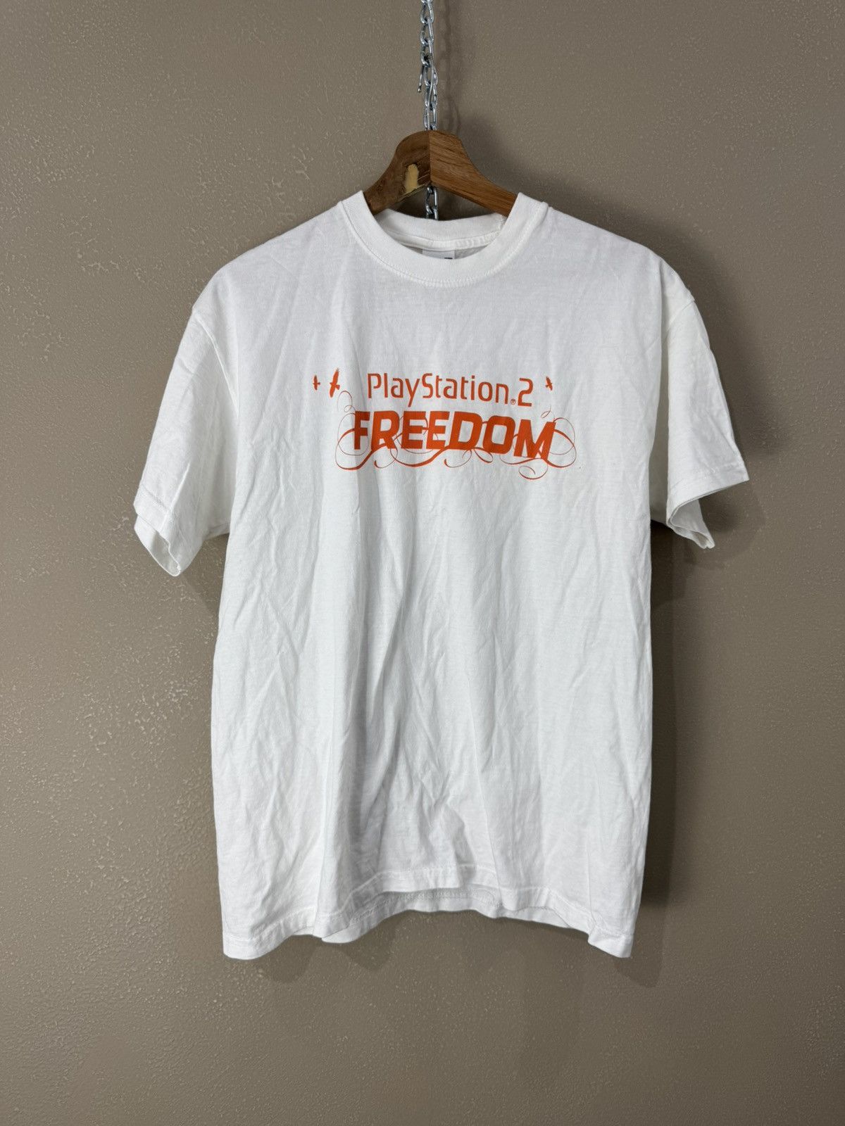 Playstation Vintage PS2 PlayStation 2 rare freedom T Shirt Size US M / EU 48-50 / 2 - 1 Thumbnail