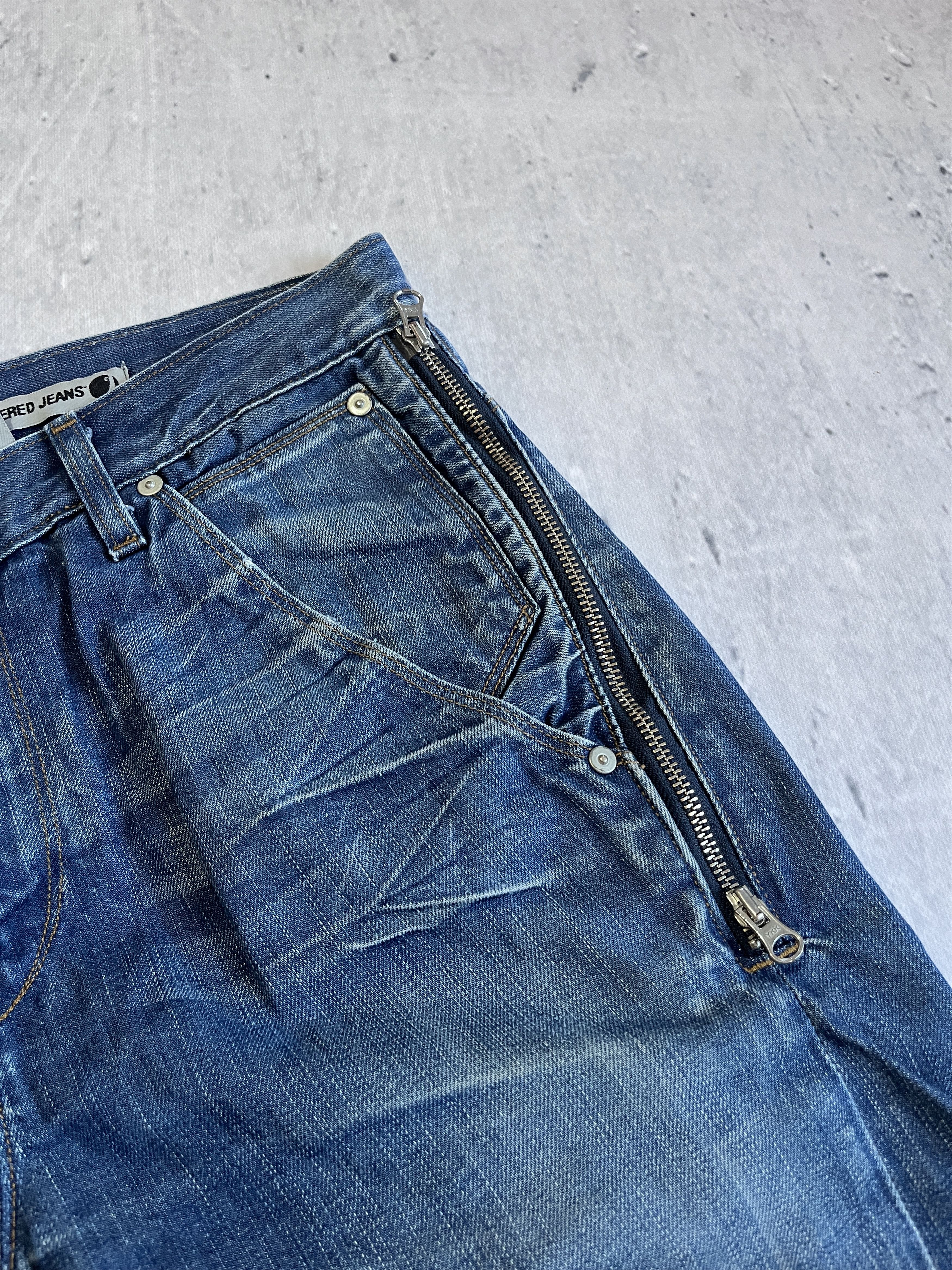Levi's LEVI'S ENGINEERED JEANS 2008 TWISTED LEG VINTAGE Y2K DENIM Size US 31 - 10 Thumbnail