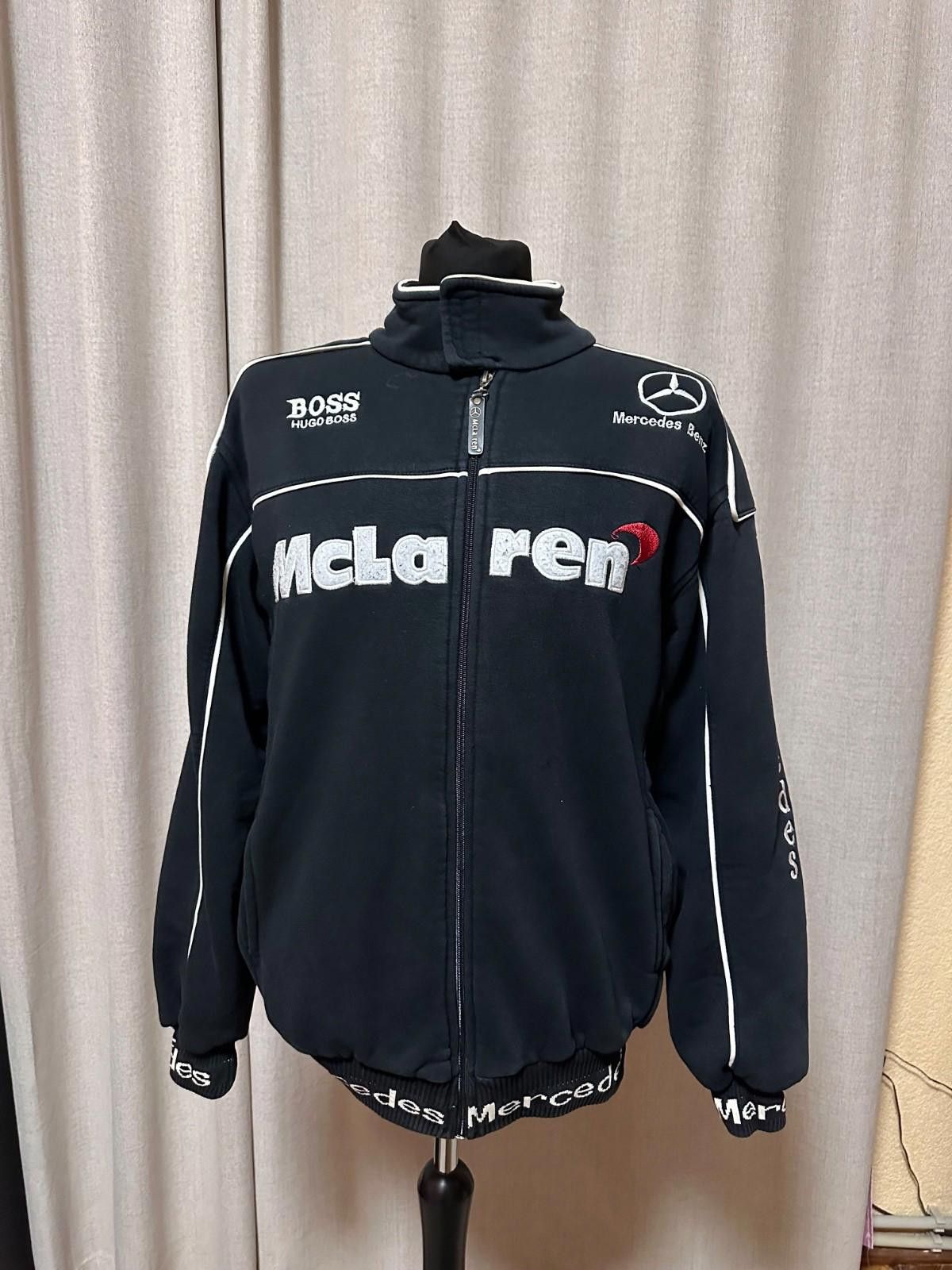 Mercedes-Benz Mercedes Benz x Maclaren Racing Big Logo Zip Up Jacket Rare Size US XXL / EU 58 / 5 - 1 Thumbnail