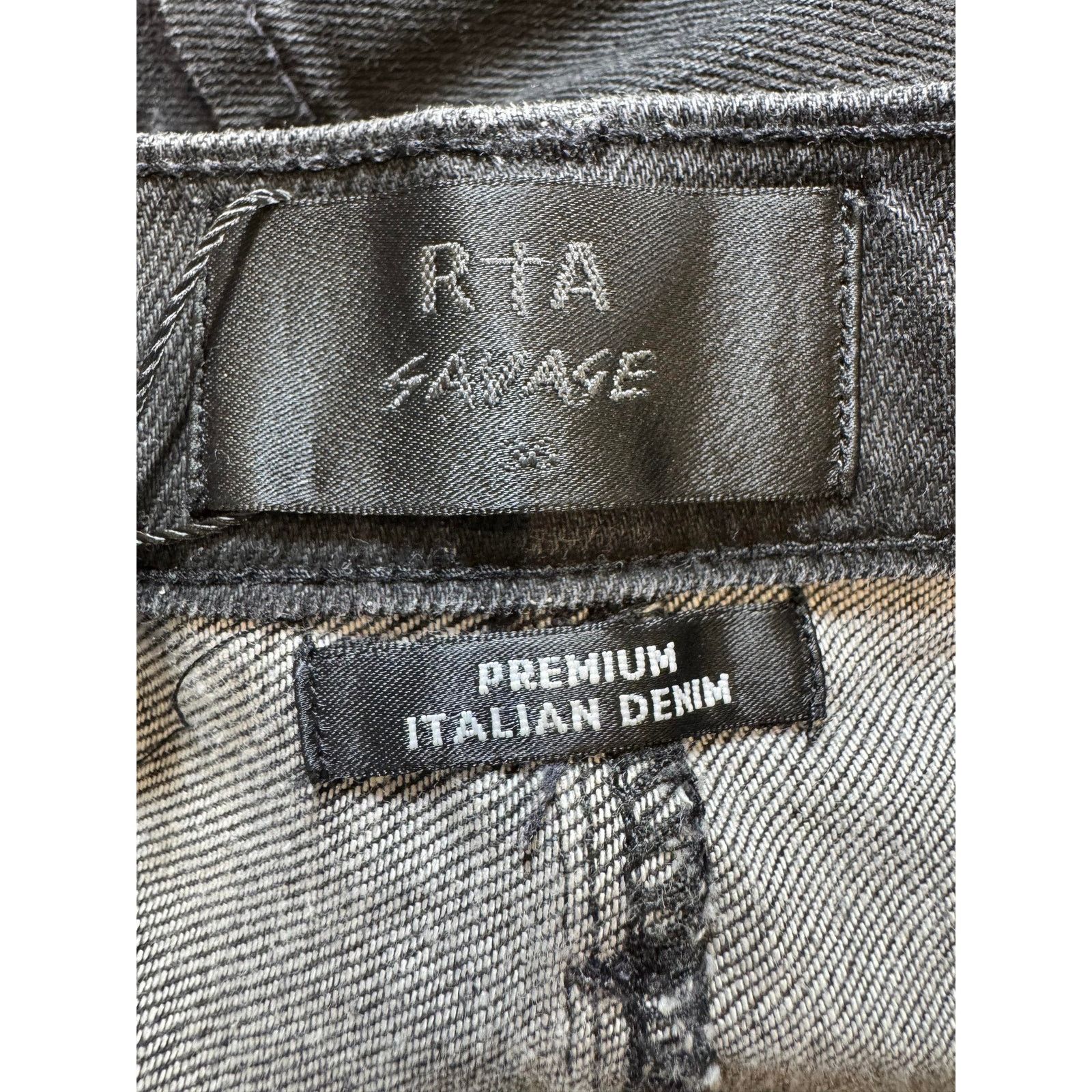 Rta RTA 21 Savage Black Jeans Size US 36 / EU 52 - 5 Thumbnail