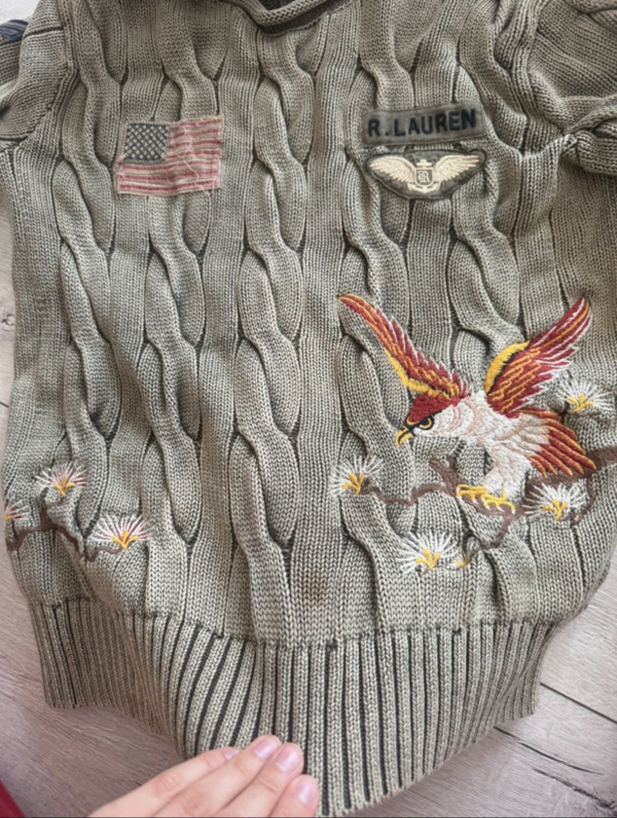 Polo Ralph Lauren Polo Ralph Lauren cable knitted sweater Size S / US 4 / IT 40 - 2 Thumbnail