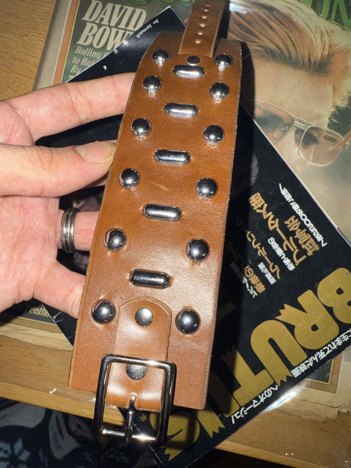 Other Vintage 1971 Hunter S. Thompson Leather Wristband Raoul Duke Size ONE SIZE - 3 Thumbnail