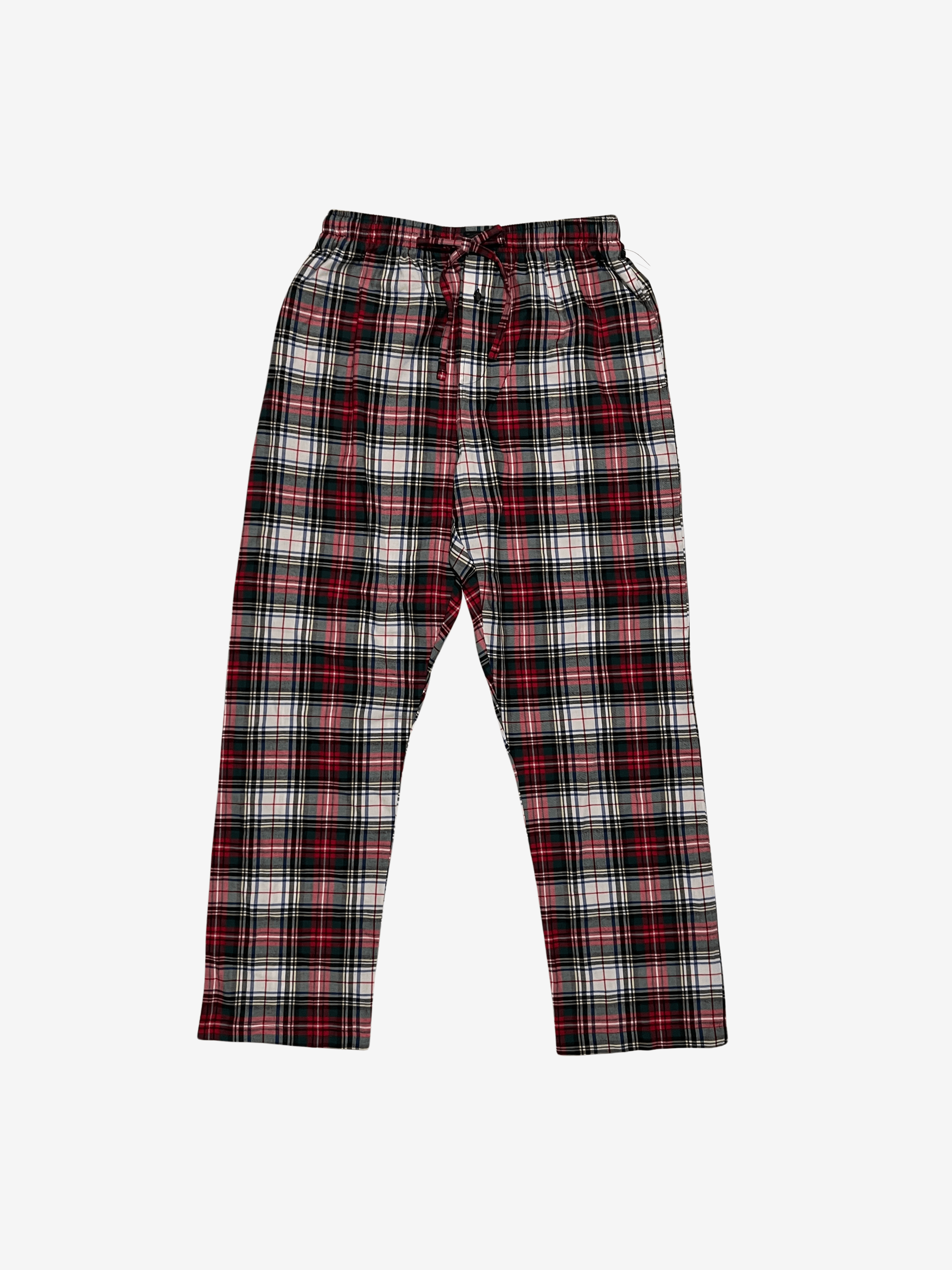 Polo Ralph Lauren Red Green Plaid Pajama Pant Medium