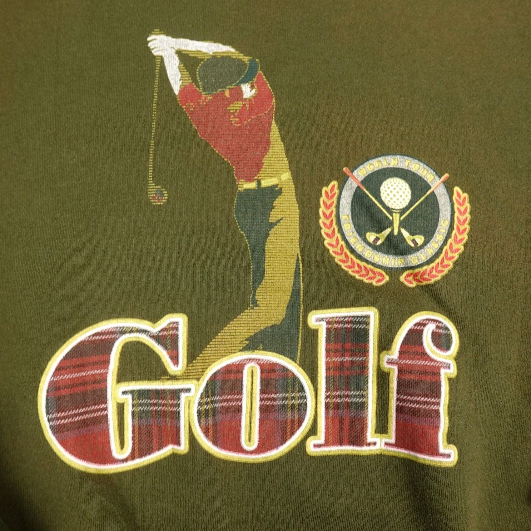 Jerzees VINTAGE Jerzees Sweatshirt Mens XL Green Golf Graphic Fleece Crewneck USA 90s Size US XL / EU 56 / 4 - 6 Thumbnail