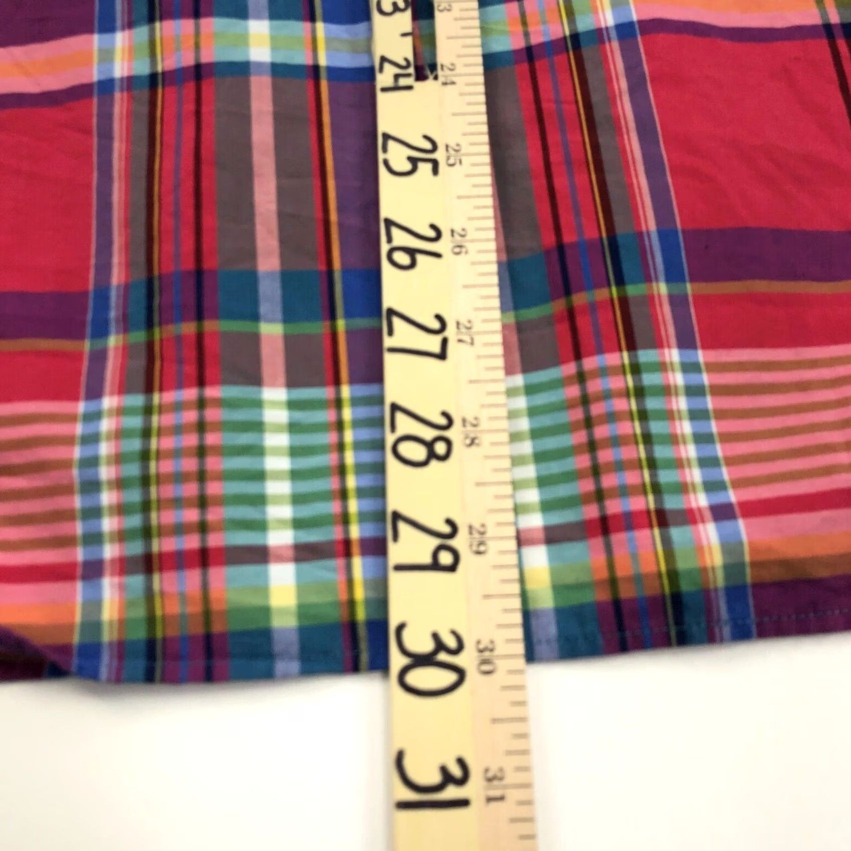 BUGATCHI Bugatchi Uomo Shirt Button-Up Plaid Cotton Classic Fit Long Sleeve Casual Collar 14/14.5 Mens Regular Size Multicolor Size US M / EU 48-50 / 2 - 5 Thumbnail