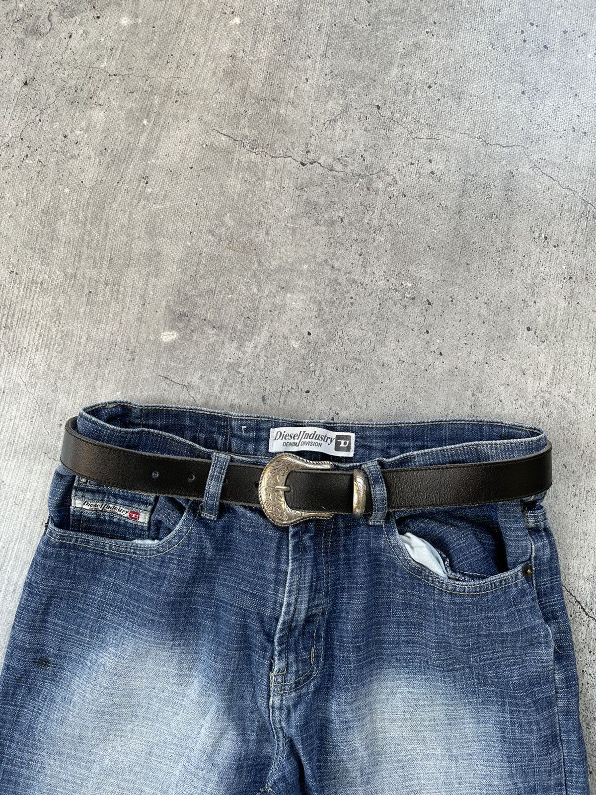 Other Vintage Y2K Avant-garde Distressed Leather Metal Belt Size ONE SIZE - 1 Thumbnail
