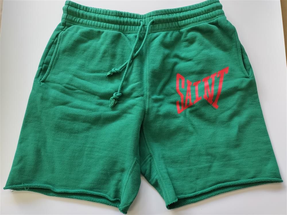 Saint Michael SAINT MICHAEL MXXXXXX LOGO SWEAT SHORT GREEN Size US 30 / EU 46 - 12 Thumbnail