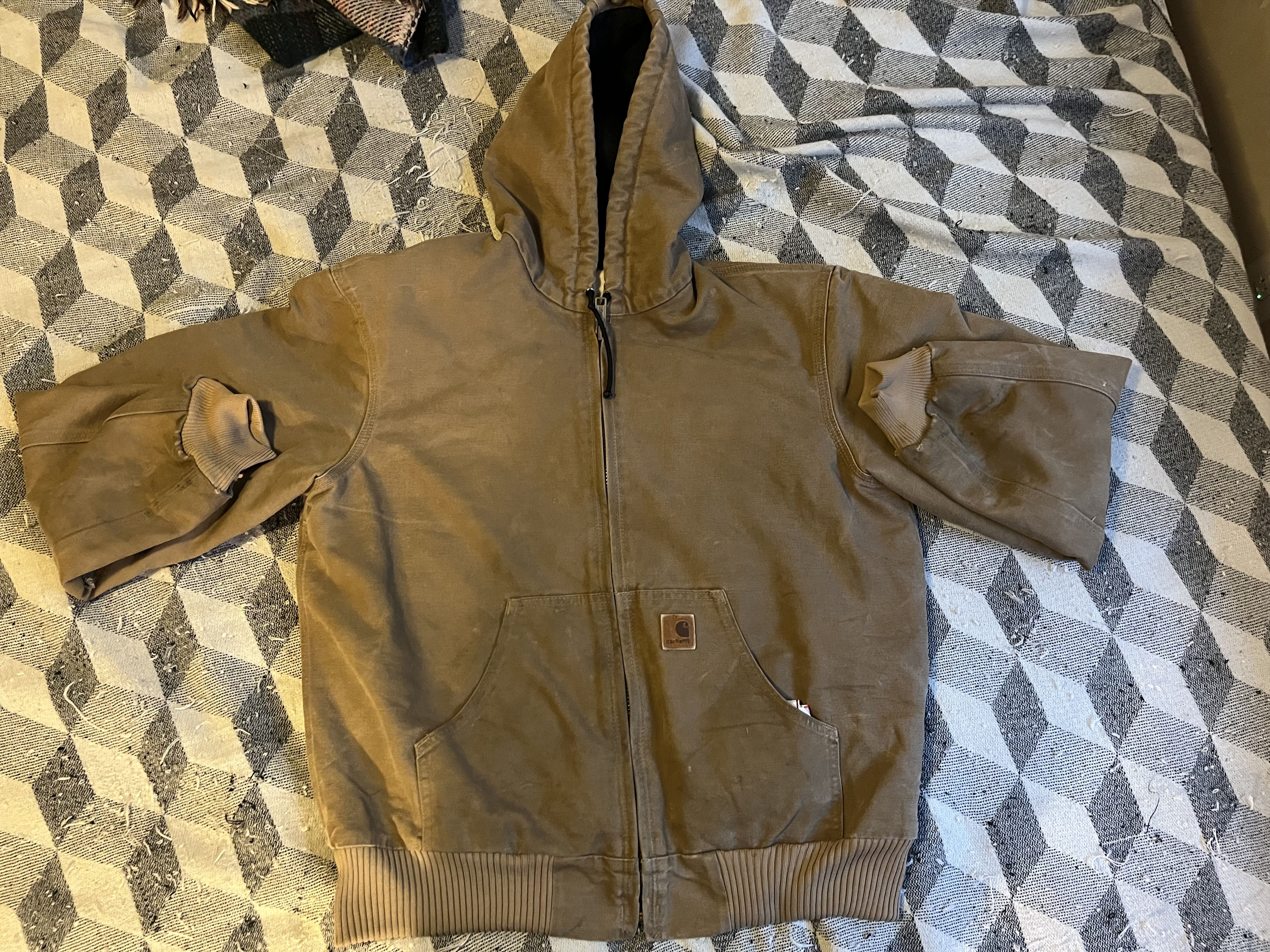Carhartt Carhartt Duck Beige Faded Distressed Workwear Size US M / EU 48-50 / 2 - 1 Thumbnail