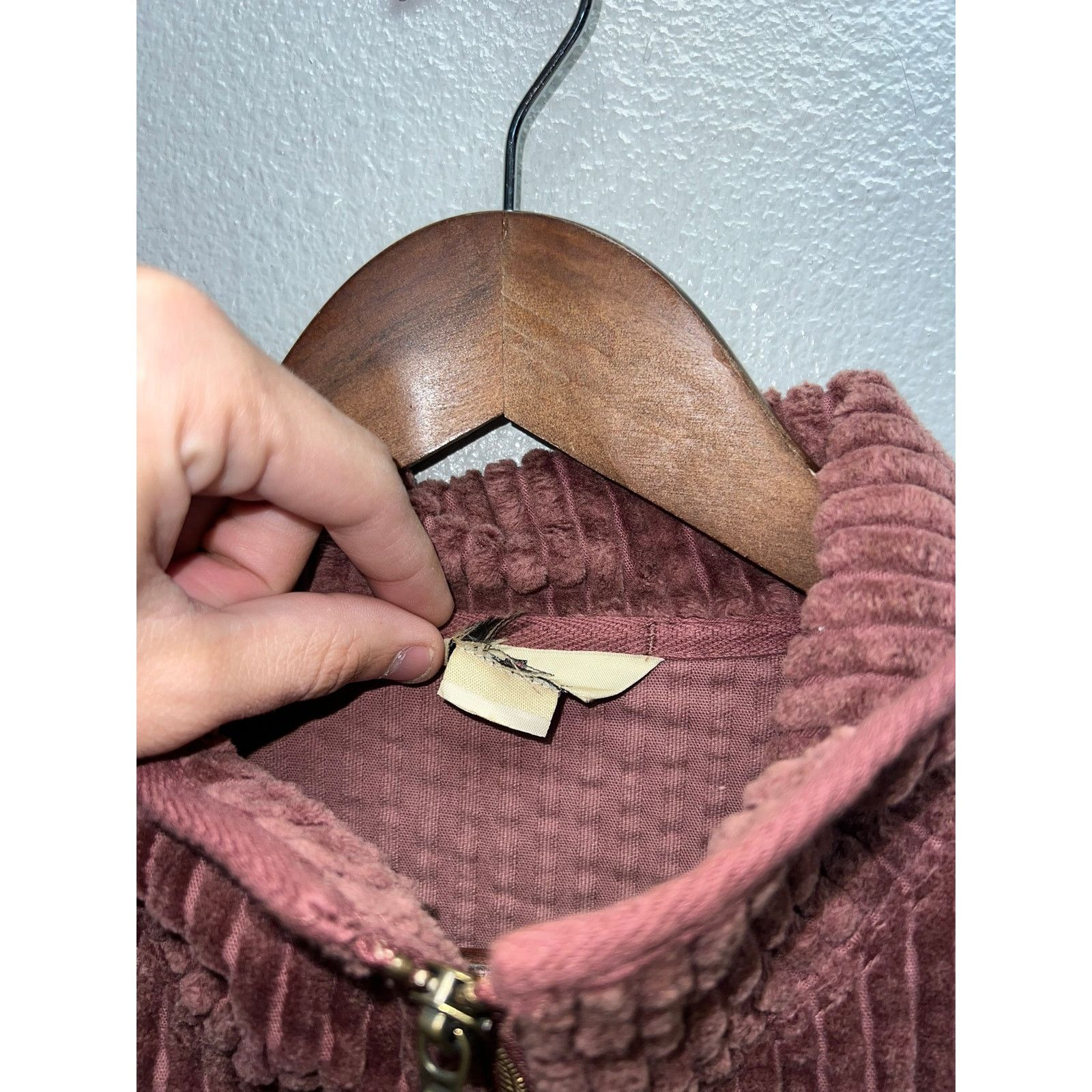Vintage Womens Woolrich Corduroy Jacket Rusty Brown Full Zip M Size M / US 6-8 / IT 42-44 - 7 Thumbnail
