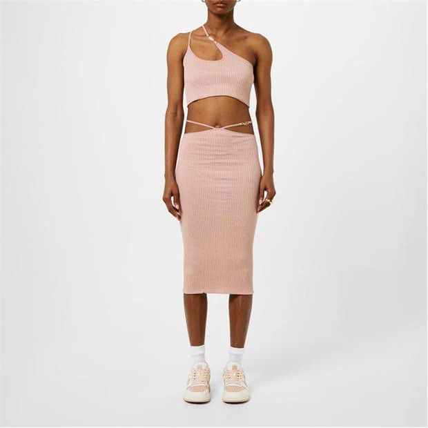 Amiri o1g2r1mq0824 Crop Tops in Pink Size M / US 6-8 / IT 42-44 - 6 Thumbnail