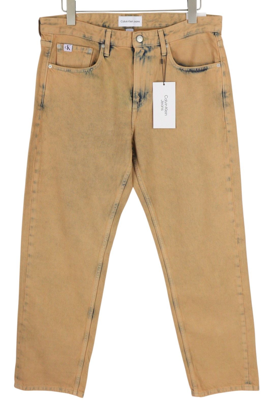 Calvin Klein 90S STRAIGHT W32 Faded Brown Zip Fly Logo Denim 85208 Size US 32 / EU 48 - 1 Thumbnail