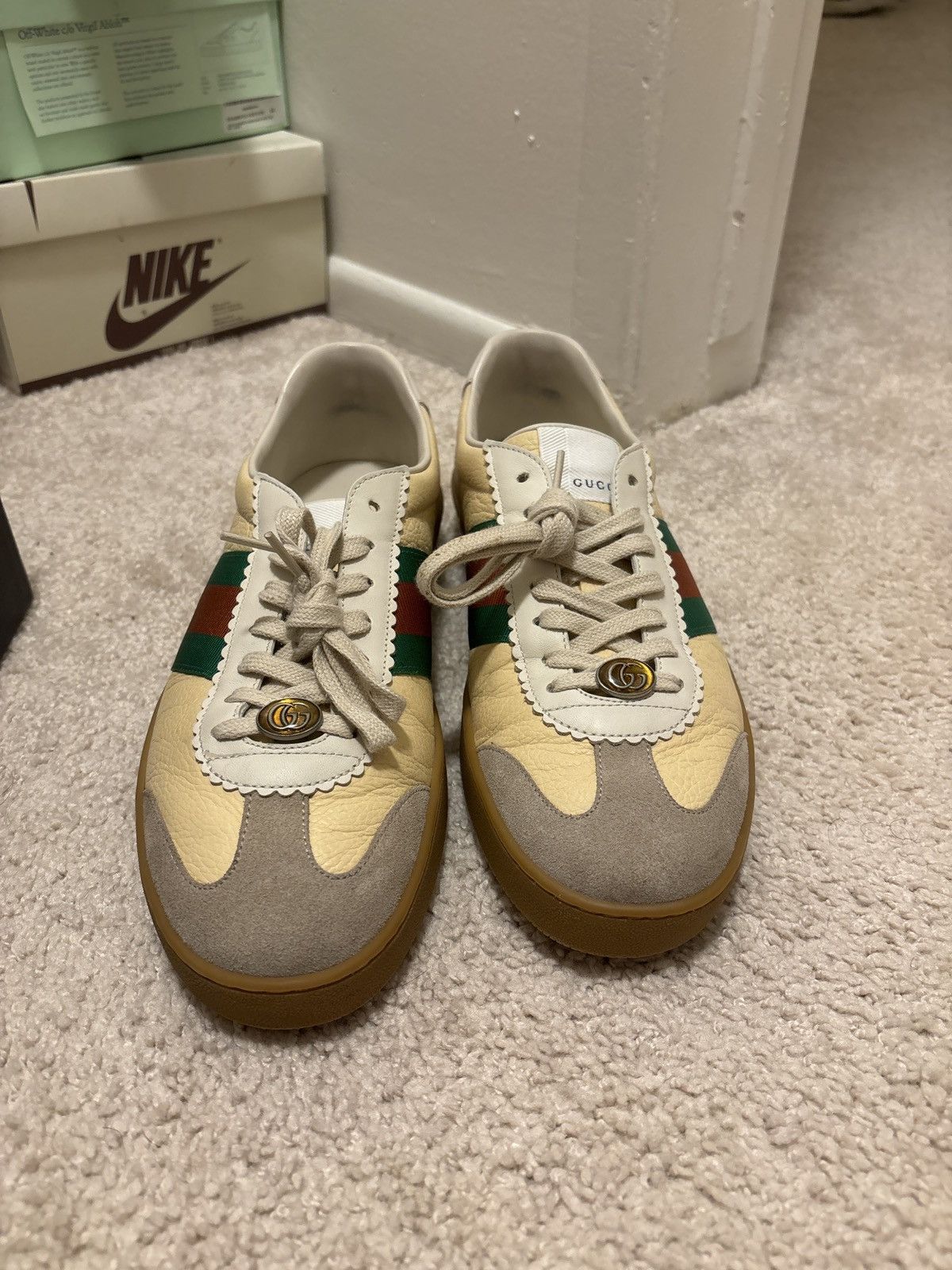 Gucci Gucci G74 ace Gucci size 9 fits 10-10.5 Size US 9 / EU 42 - 4 Thumbnail