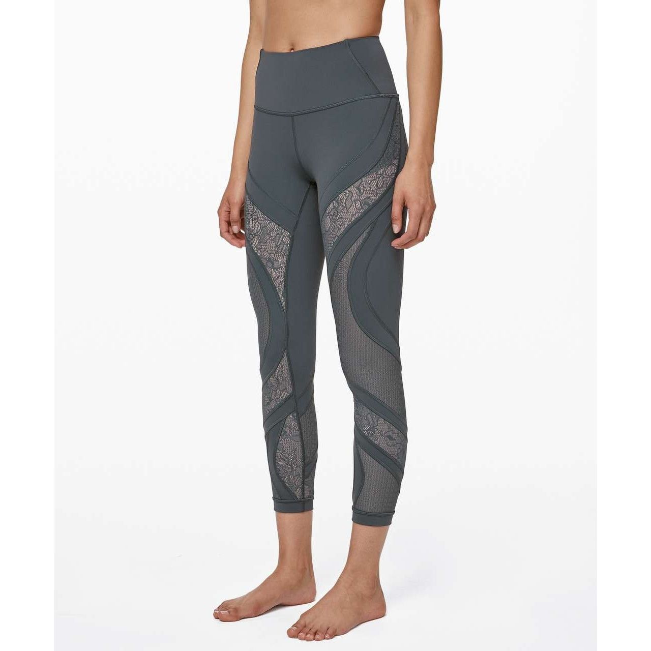 Lululemon LULULEMON Wunder Under High-Rise Tight Gray Womens 10 Size 32" / US 10 / IT 46 - 7 Thumbnail