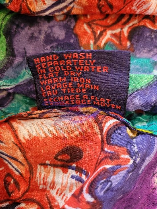 Vintage Vintage Hot Honey Tropical Mermaidcore Maxi Cotton Dress - L Size L / US 10 / IT 46 - 7 Thumbnail