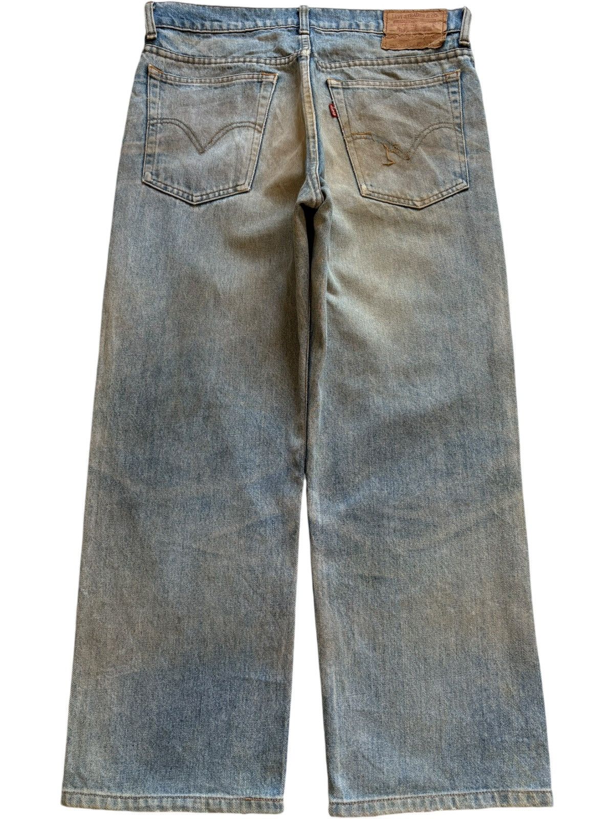 LVC × Levi's × Levi's Vintage Clothing Vintage 90s Levis 515 Mud Wash Distressed Baggy Jeans Size US 32 / EU 48 - 2 Thumbnail