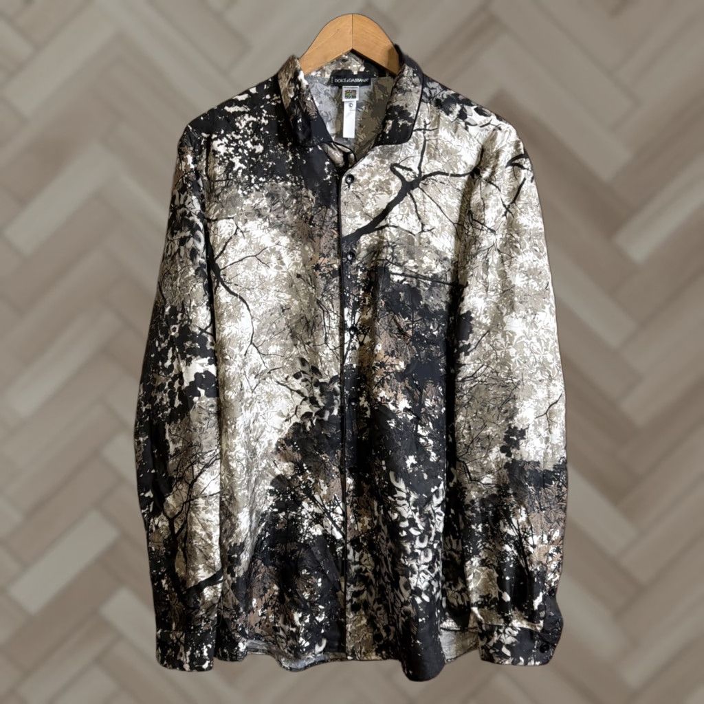 Dolce & Gabbana Dolce&Gabbana Silk Button Up Blouse Top Womens Small Silk Button Up Style: Camisole Black Size S / US 4 / IT 40 - 1 Thumbnail