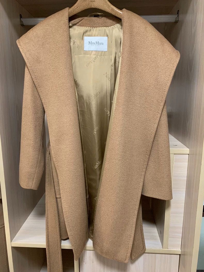 Max Mara Max Mara Rialto coat, classic camel, bathrobe hooded midi Size S / US 4 / IT 40 - 2 Thumbnail