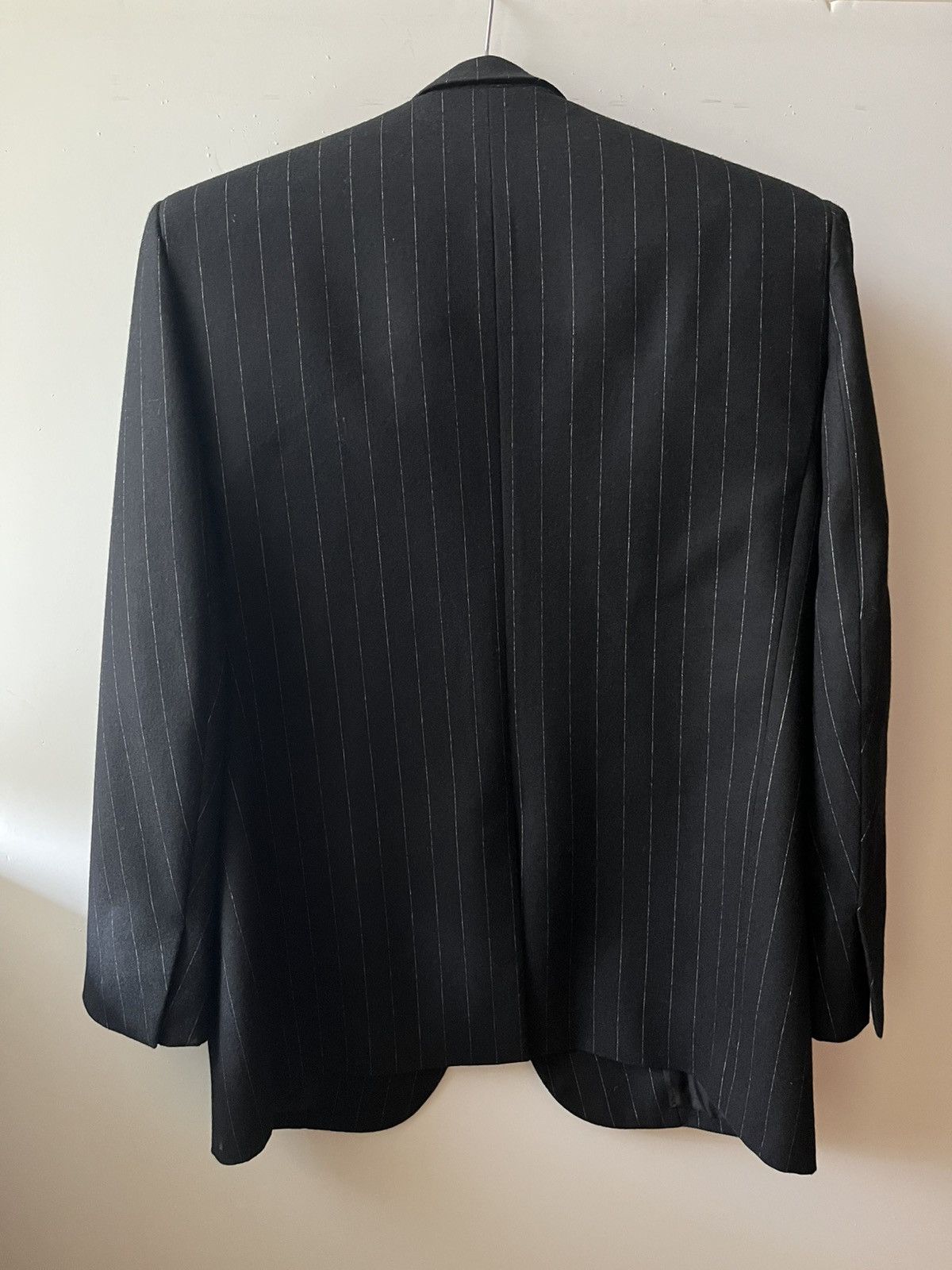 Saint Laurent Paris Saint Laurent 80’s Shoulder Oversize pinstrie Blazer Size ONE SIZE - 4 Thumbnail
