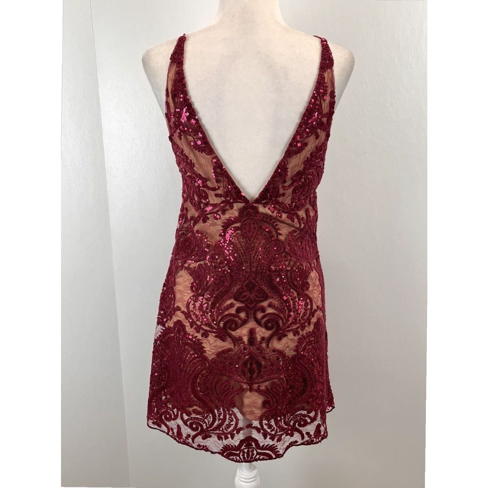 Free People Free People Red Mini Dress Size 2 Womens Size XS / US 0-2 / IT 36-38 - 3 Thumbnail