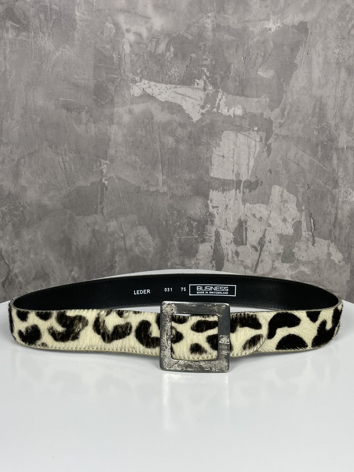 Hysteric Glamour × Le Grande Bleu (L.G.B.) × Vintage Y2K Cowboy Western Vibe Vintage Cow Leather Glamour Belt Size ONE SIZE - 1 Thumbnail