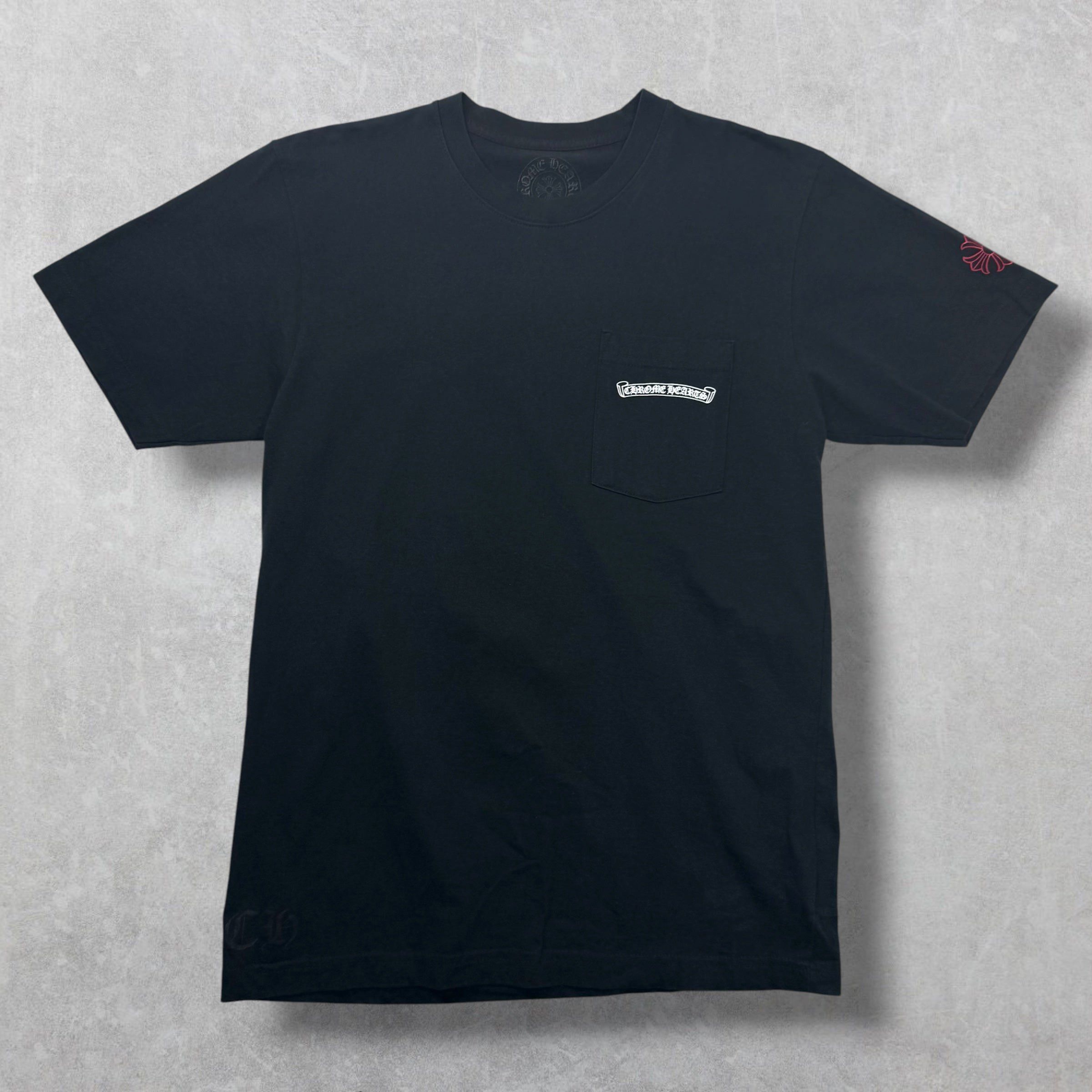 Chrome Hearts Chrome Hearts NYC Exclusive Scroll Logo Tee M Size US M / EU 48-50 / 2 - 2 Thumbnail