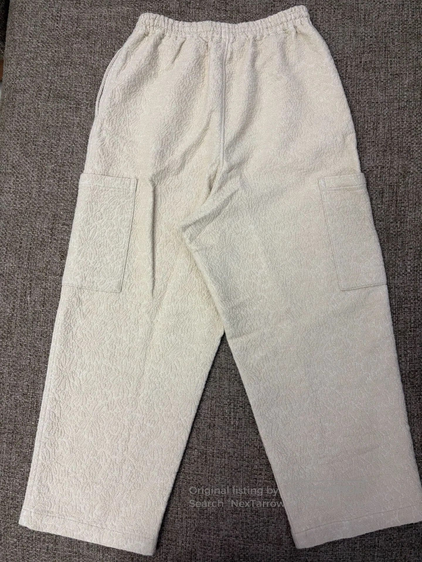 Japanese Brand Susuri 23AW Textured Cargo Pants. Size 23" - 2 Thumbnail