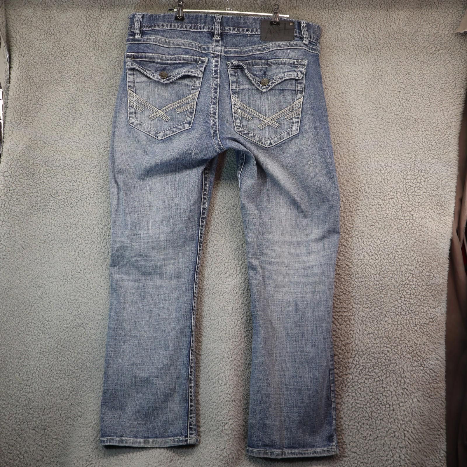 Axel Arigato Axel Vintage Boot Men Jeans Distressed 36x32 Cotton Blue Size US 36 / EU 52 - 7 Thumbnail
