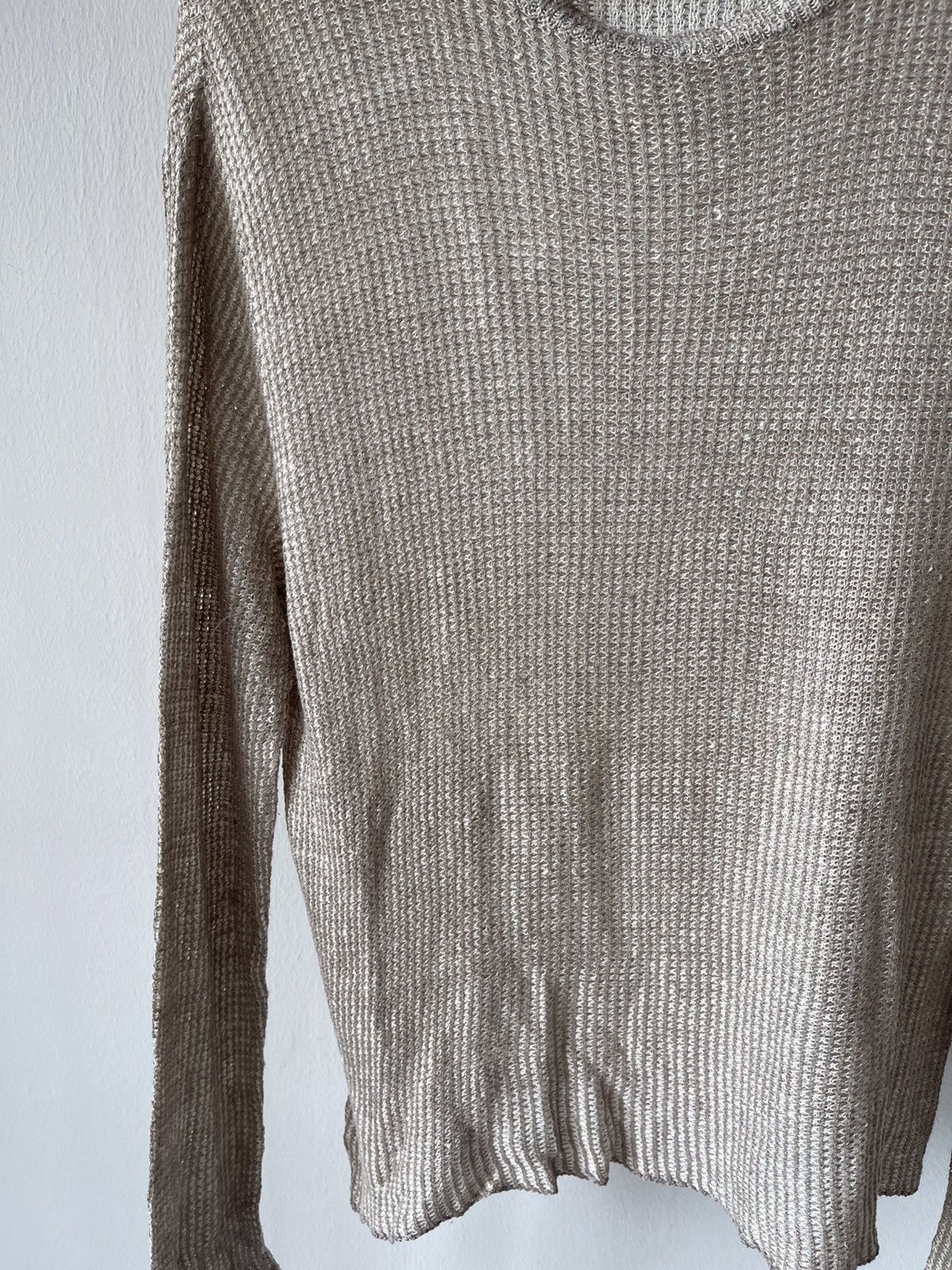 Comme des Garcons Homme × Comme des Garcons Homme Plus × Rei Kawakubo AD1996 Comme Des Garcons Homme Plus Linen Silk Knit Size US M / EU 48-50 / 2 - 7 Thumbnail
