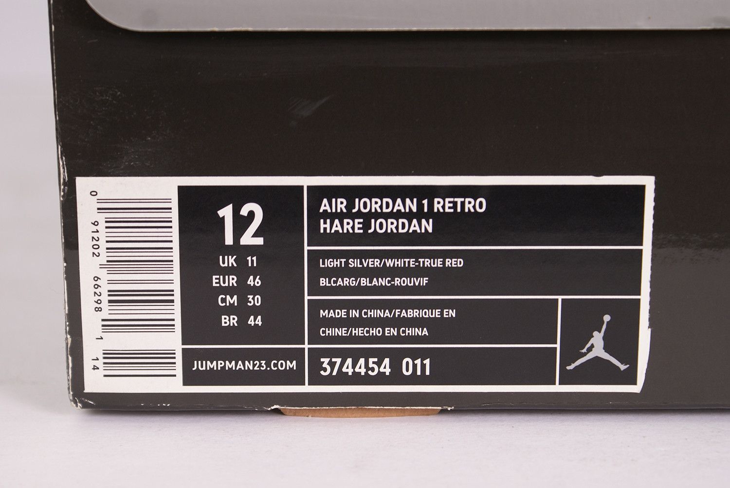Jordan Brand 2009 Nike Air Jordan 1 Retro HARE BUGS BUNNY 374454 011 Size US 12 / EU 45 - 8 Thumbnail
