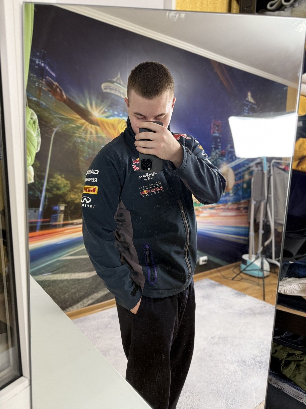 Pepe Jeans Vintage Red Bull Racing F1 Team Softshell Jacket Pepe Jeans Size US XL / EU 56 / 4 - 18 Thumbnail