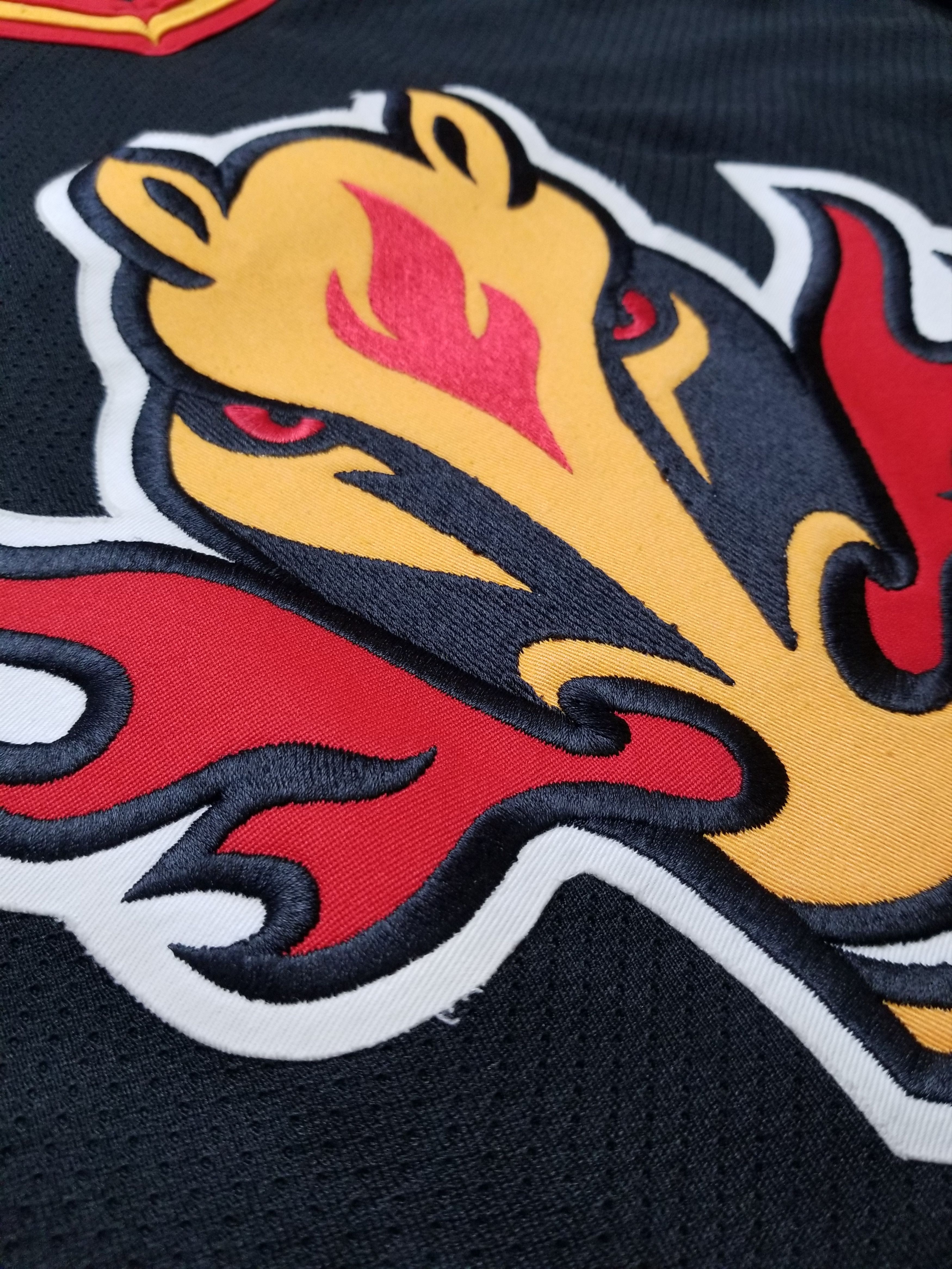Vintage CCM Calgary Flames Blasty Horse Head Jersey