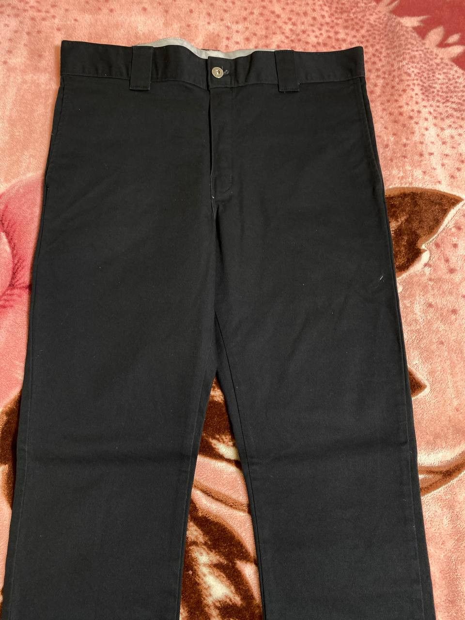 Dickies Dirty Painted Denim Distressed Patchwork Flared Baggy Size US 34 / EU 50 - 18 Thumbnail