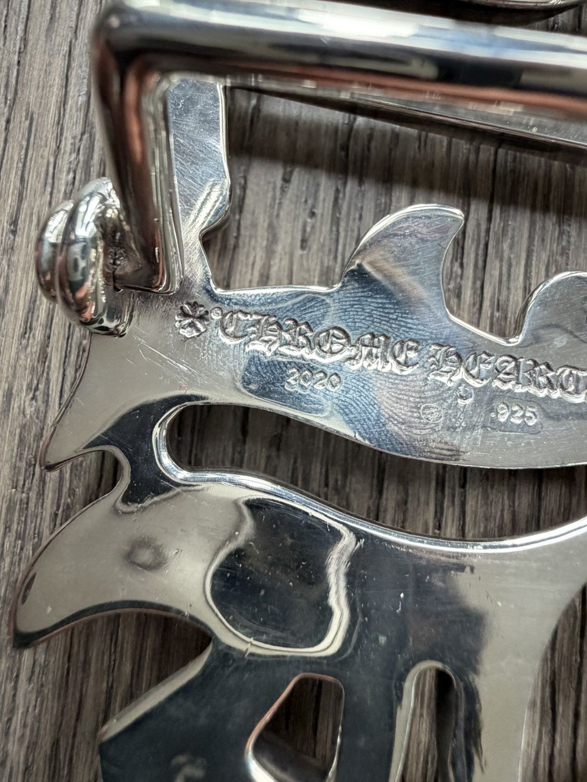 Chrome Hearts Chrome Hearts CH Logo Silver Belt Buckle Size ONE SIZE - 6 Thumbnail