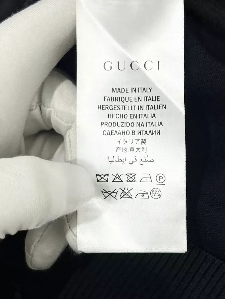 Gucci Gucci Bee jacquard full print logo striped knitted cardigan Size US L / EU 52-54 / 3 - 4 Thumbnail