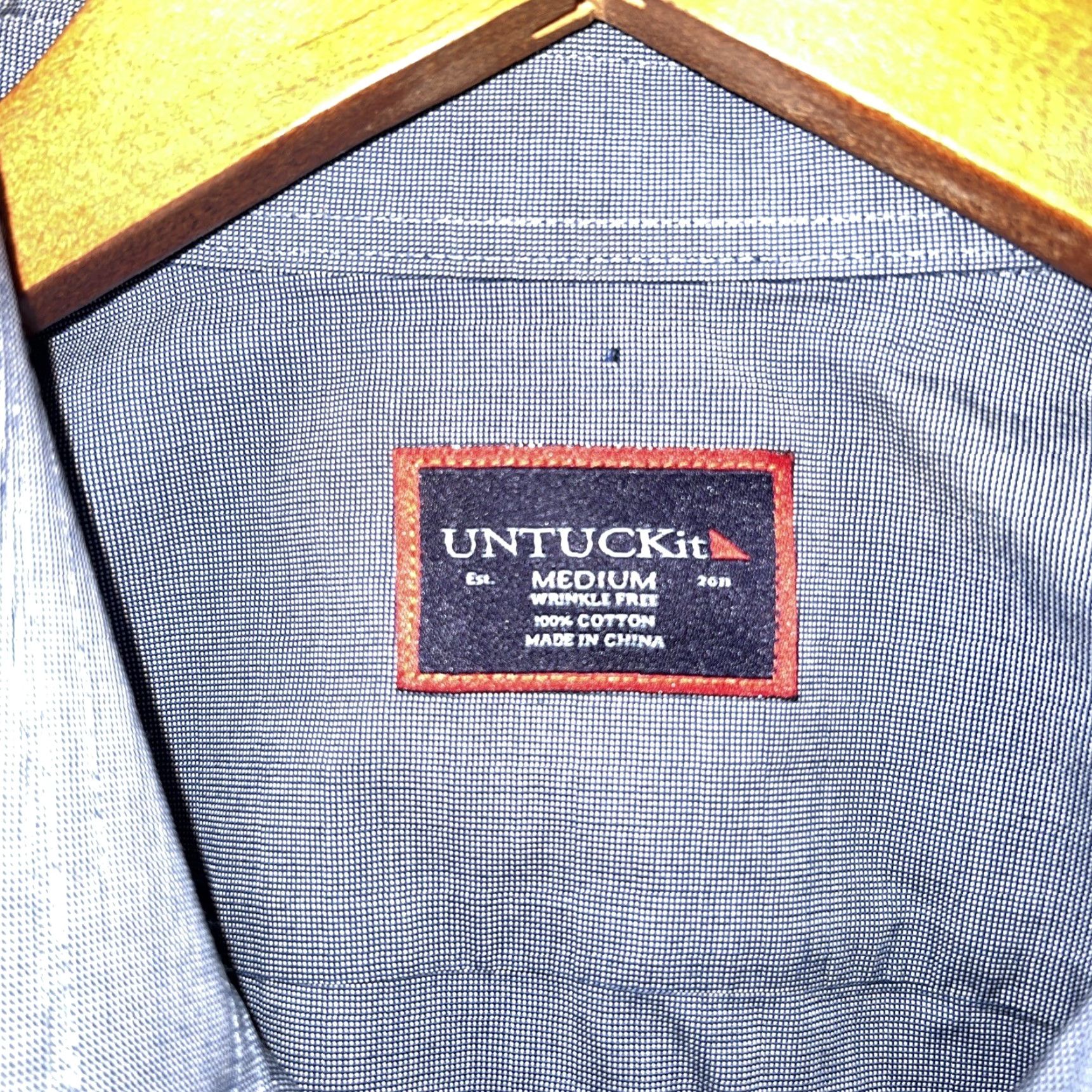 UNTUCKit UNTUCKit Gray Button-Up Long Sleeve Shirt Mens Size M Size US M / EU 48-50 / 2 - 3 Thumbnail