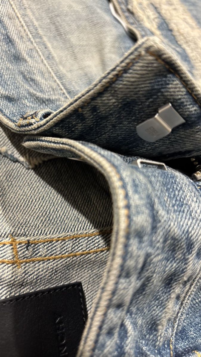 Givenchy Givenchy Moleskin Boro Denim Size US 33 - 20 Thumbnail