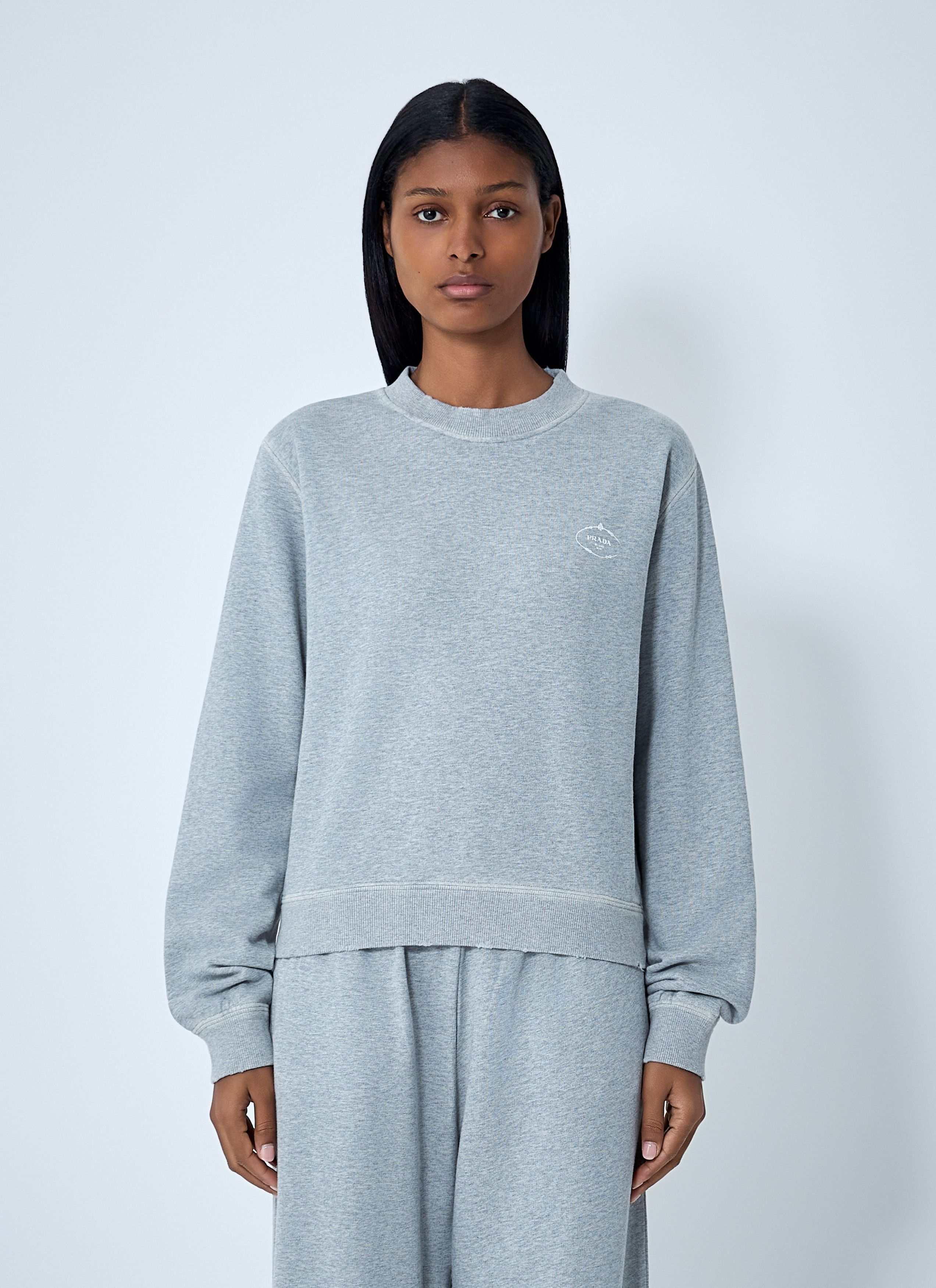 Prada Cotton Sweatshirt Size XS / US 0-2 / IT 36-38 - 1 Thumbnail
