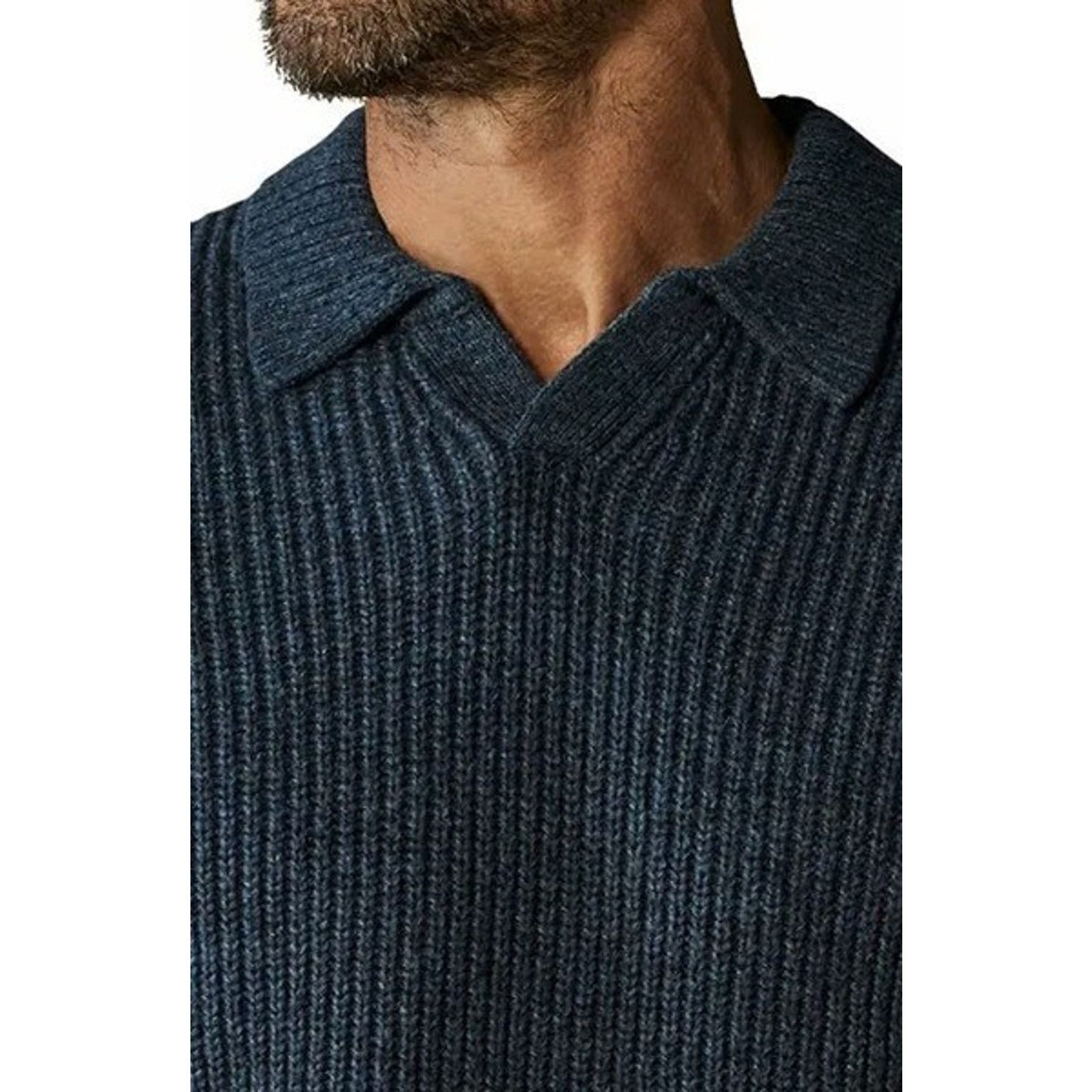 Other NWT The Normal Brand Marled Wool Sweater Steel Blue 2XL Size US XXL / EU 58 / 5 - 3 Thumbnail