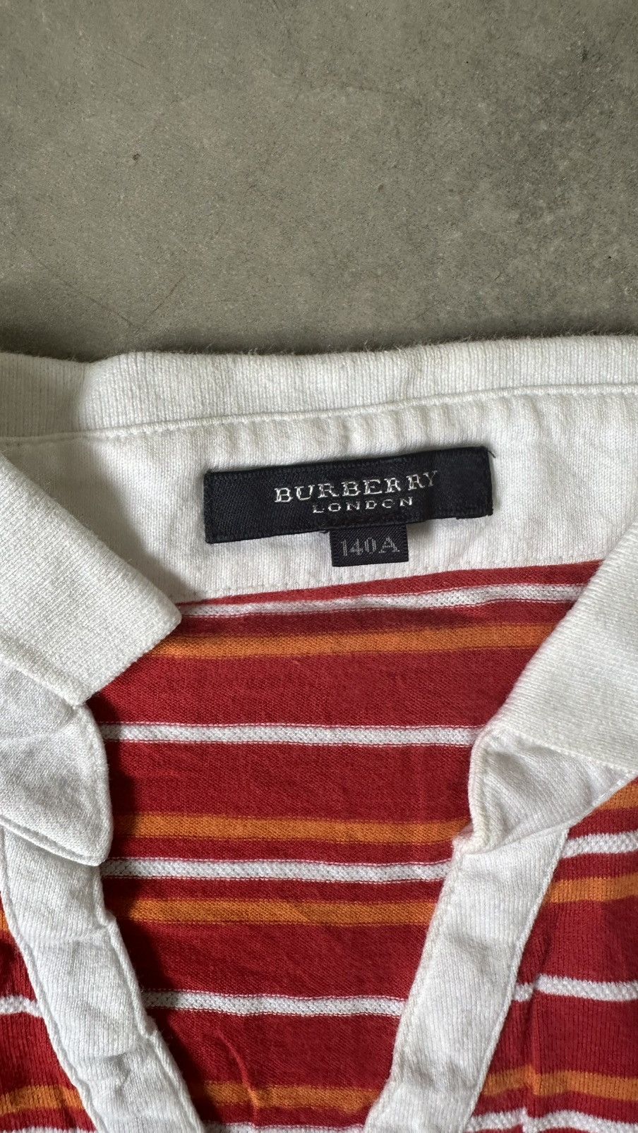 Burberry BURBERRY STRIPES POLO TEE Size US XS / EU 42 / 0 - 5 Thumbnail