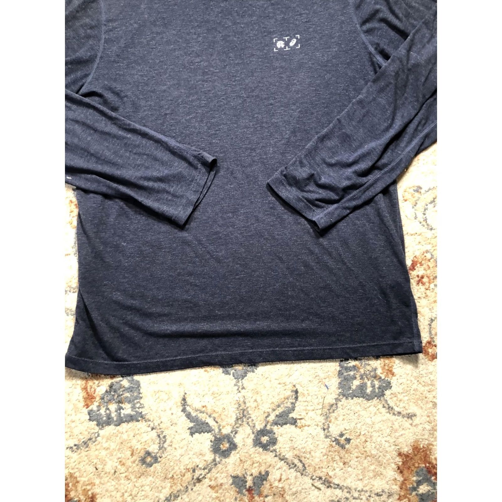 Reigning Champ Reigning Champ x ASICS Shirt Mens Large Navy Long Sleeve Graphic Logo Athletic Size US L / EU 52-54 / 3 - 5 Thumbnail